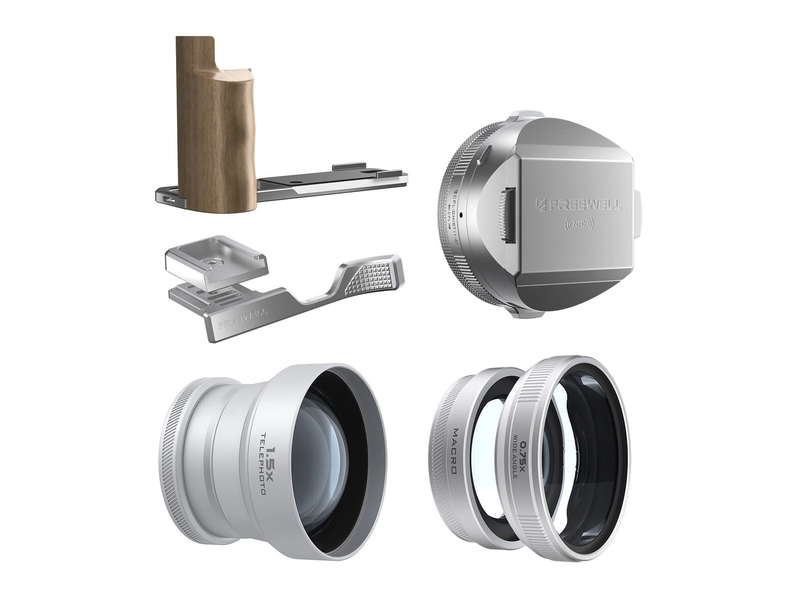 Freewell - Fuji X100VI Mega Kit Silver Camera Accessories - Silver