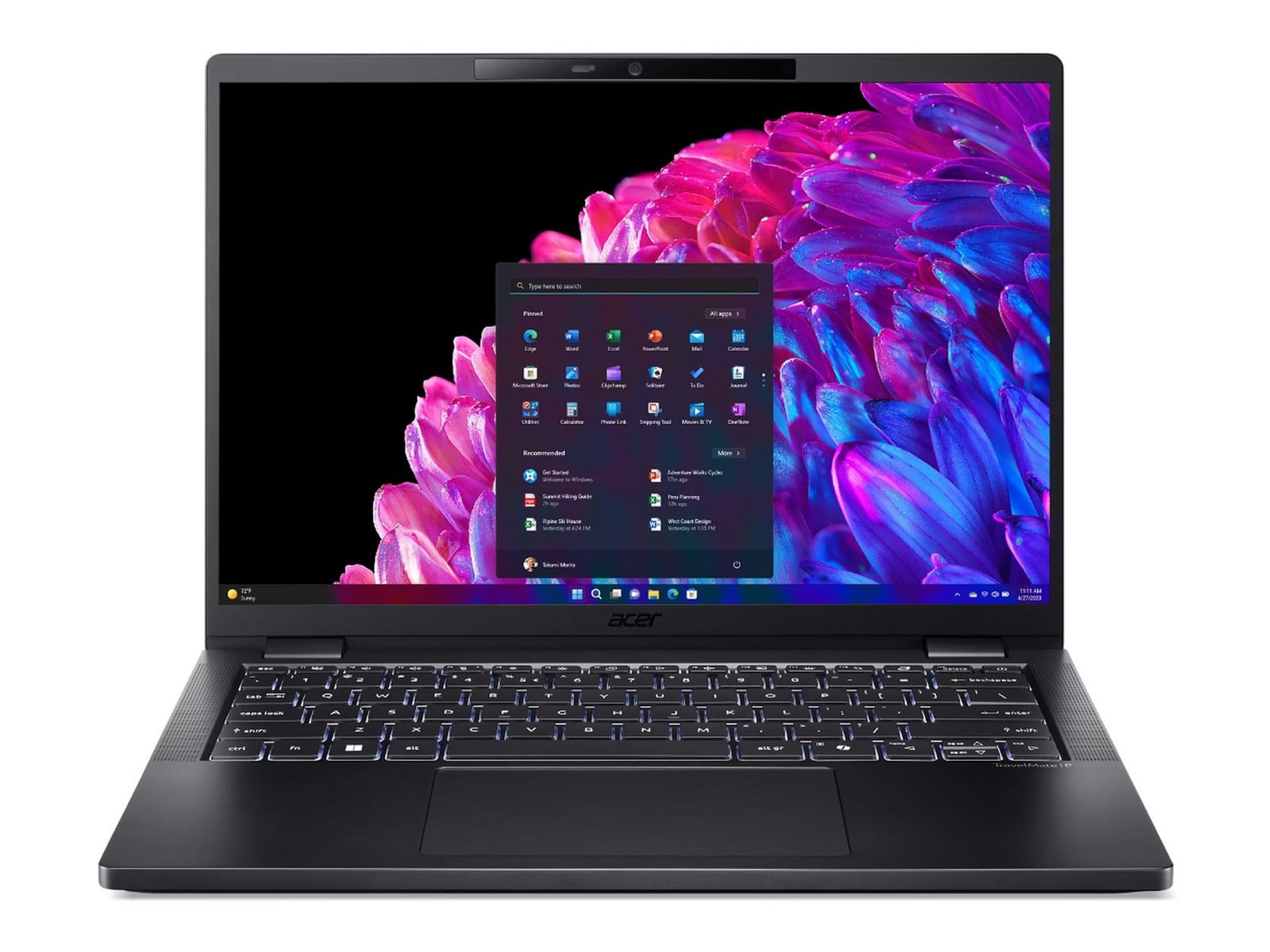 Acer - TravelMate P6 TMP614-73-TCO-58UJ 14" - Intel Core Ultra 5 125H chip - 16GB Memory - 512GB SSD - Black