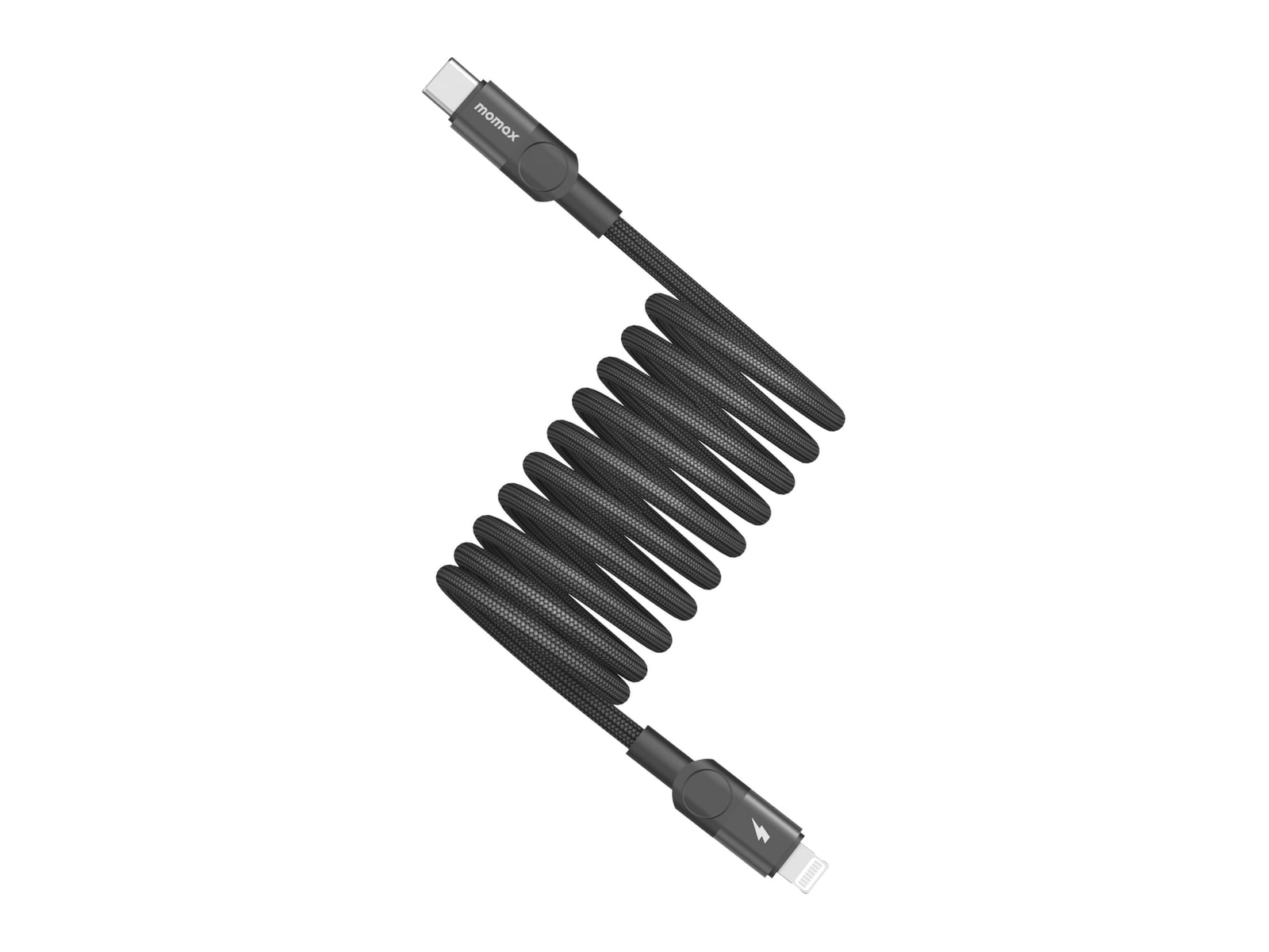 MOMAX - Mag.Link Magnetic USB-C to Lightning Cable 60W Up to 2m Black USB-C Cables