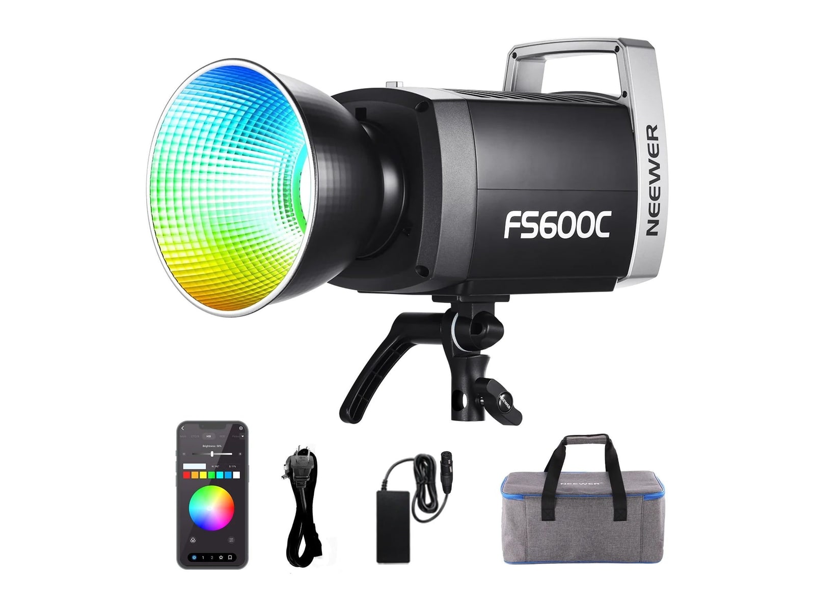 Neewer - FS600C 600W RGB COB LED Video Light Camera Accessories