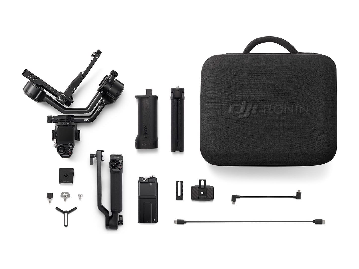 DJI - RS 5 Lightweight Commercial Stabilizer Combo Camera Accessories - Black