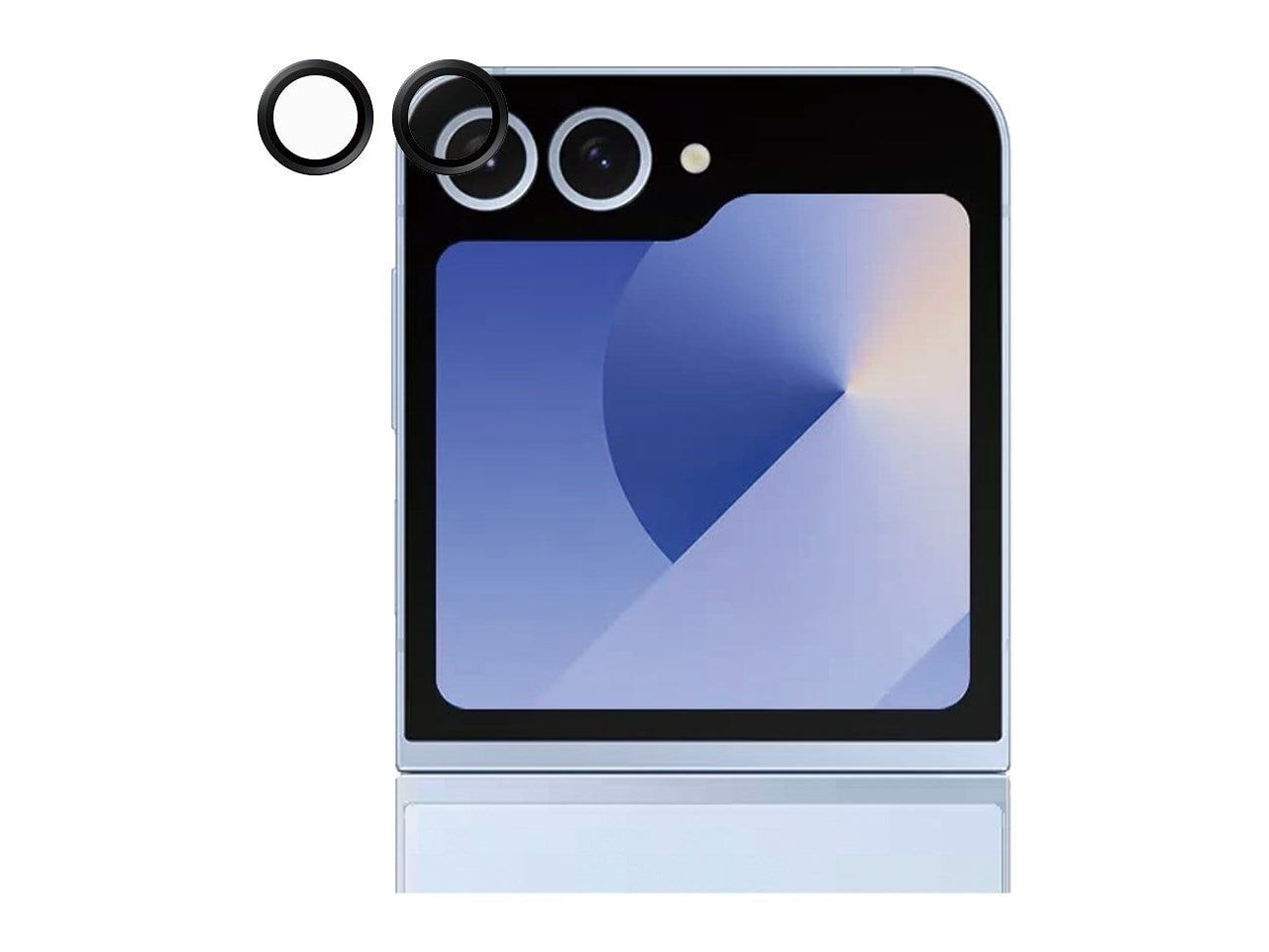 PanzerGlass - SAFE. Camera Lens Protector Black for Samsung Galaxy Z Flip6