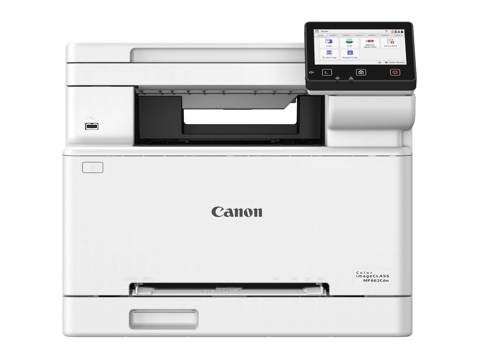 Canon - imageCLASS MF662Cdw Wi-Fi, Ethernet, USB-A Printers - White