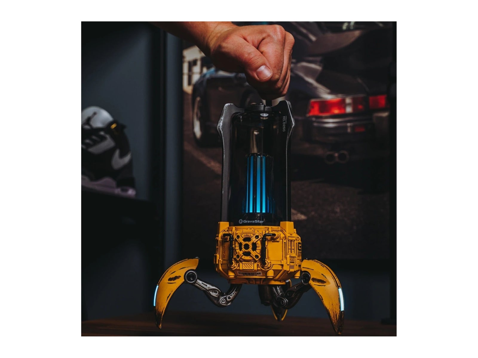GravaStar - Supernova Portable Speakers - War Damaged Yellow