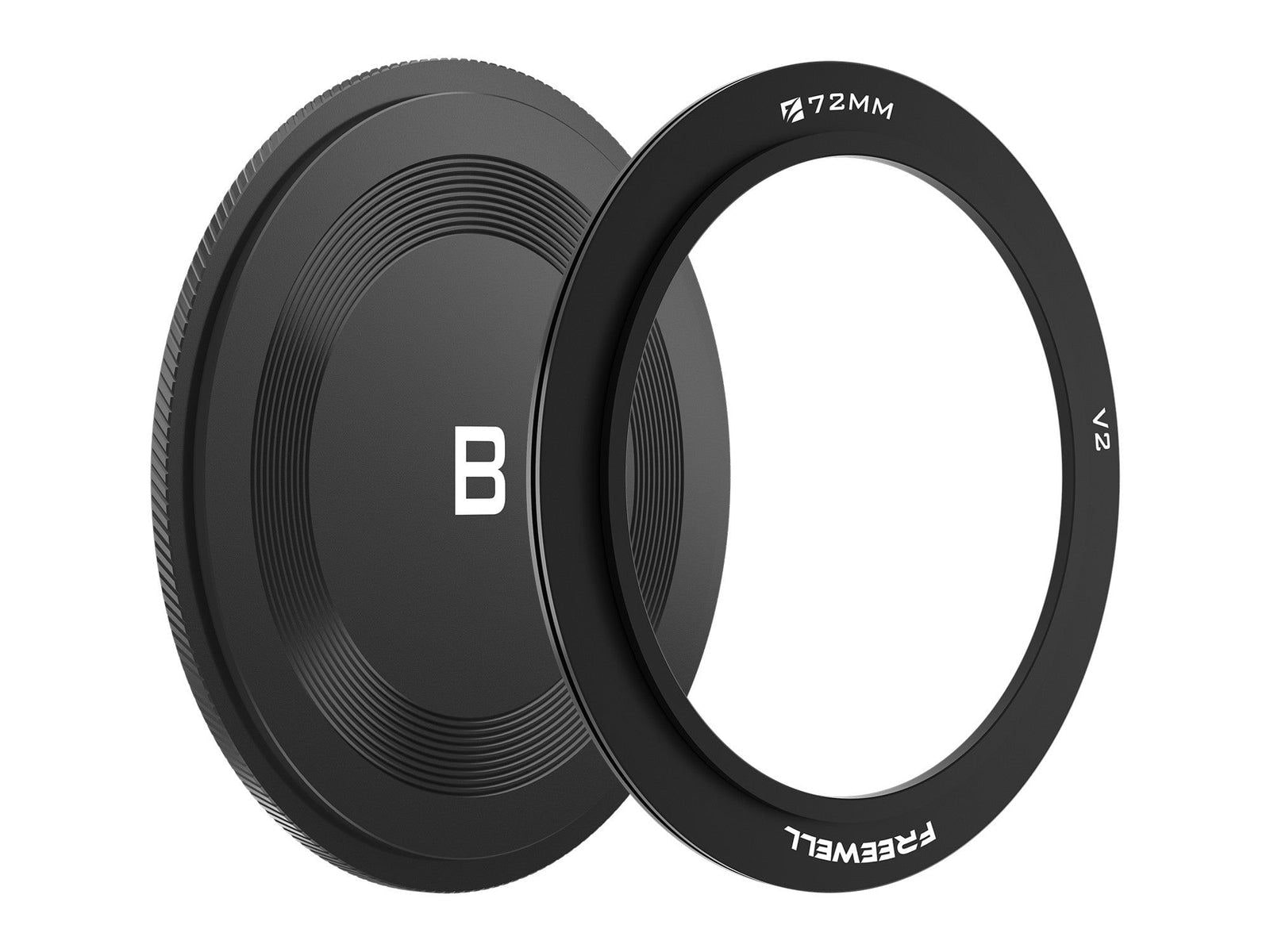 Freewell - V2 Adaptor Ring & Front Lens Cap 72mm Camera Accessories