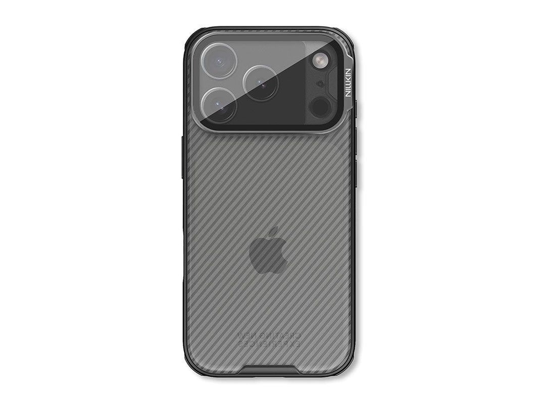 Nillkin - CamShield CamProp Case with Transparent Camera Cover - iPhone 17 Pro Max - Translucent Black