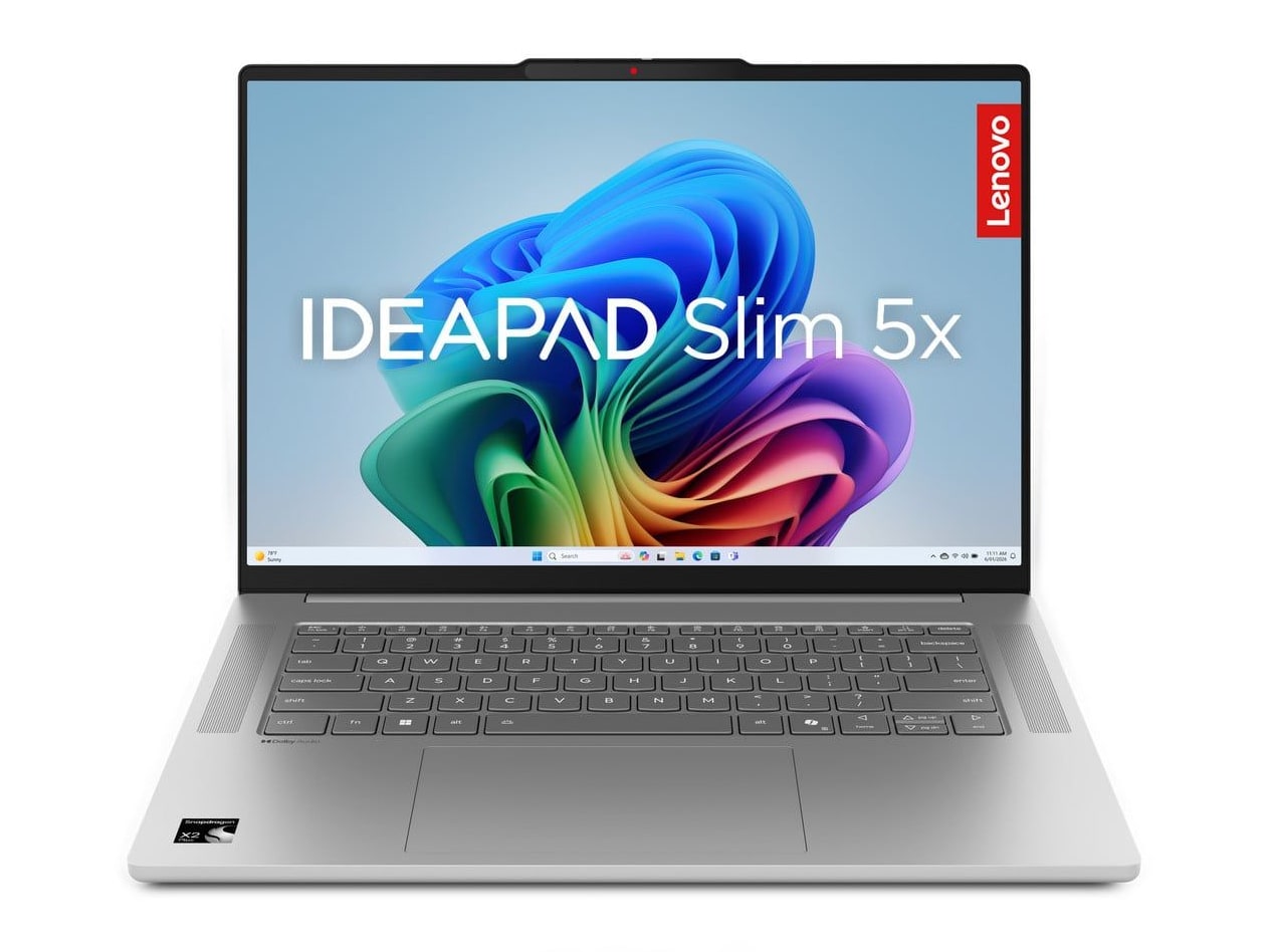 Lenovo - IdeaPad Slim 5 13Q8Y11 Copilot+ PC 13.3" - Snapdragon X2P-42-100 chip - 16GB Memory - 512GB SSD - Gray