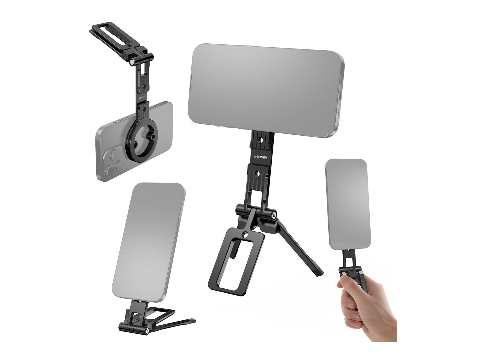 Neewer - PA098 Magnetic Phone Tripod Holder Stand Camera Accessories