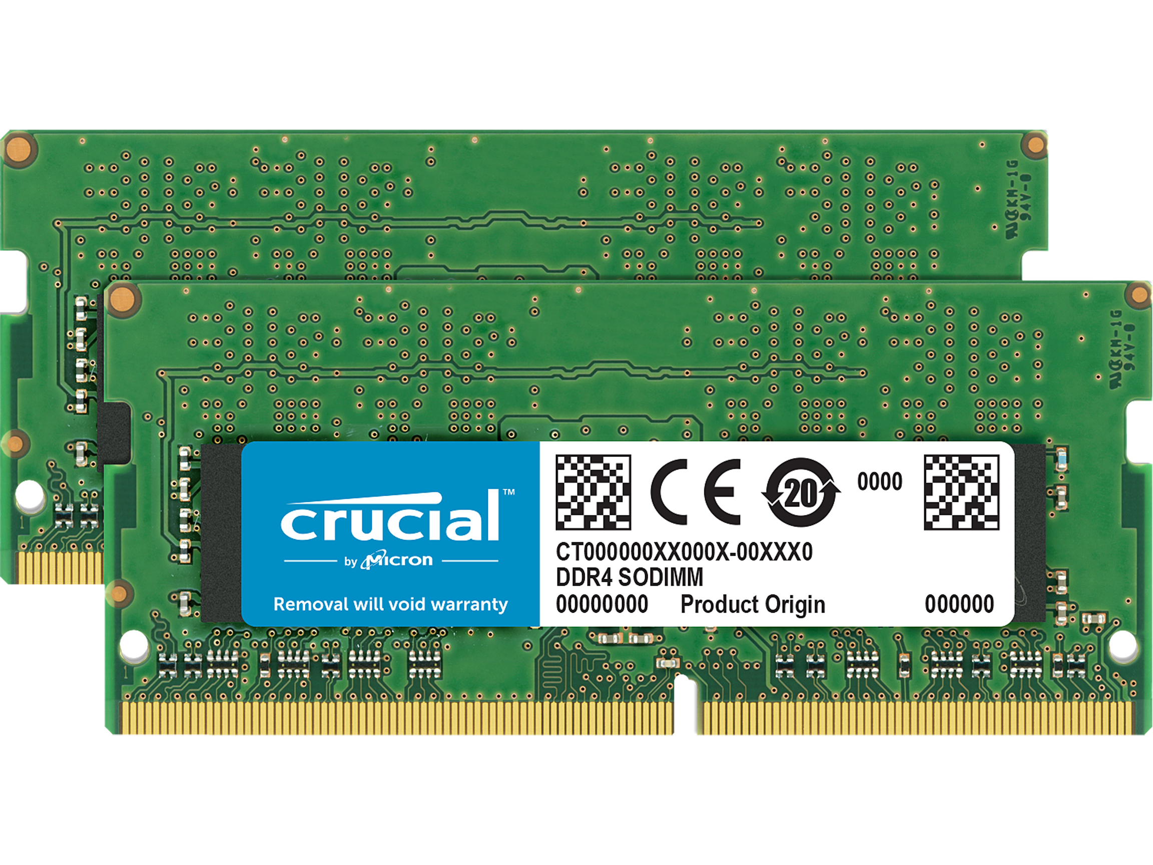 Crucial - 32GB (2 x 16GB) DDR4 2666 CL19 SO-DIMM Memory (RAM)