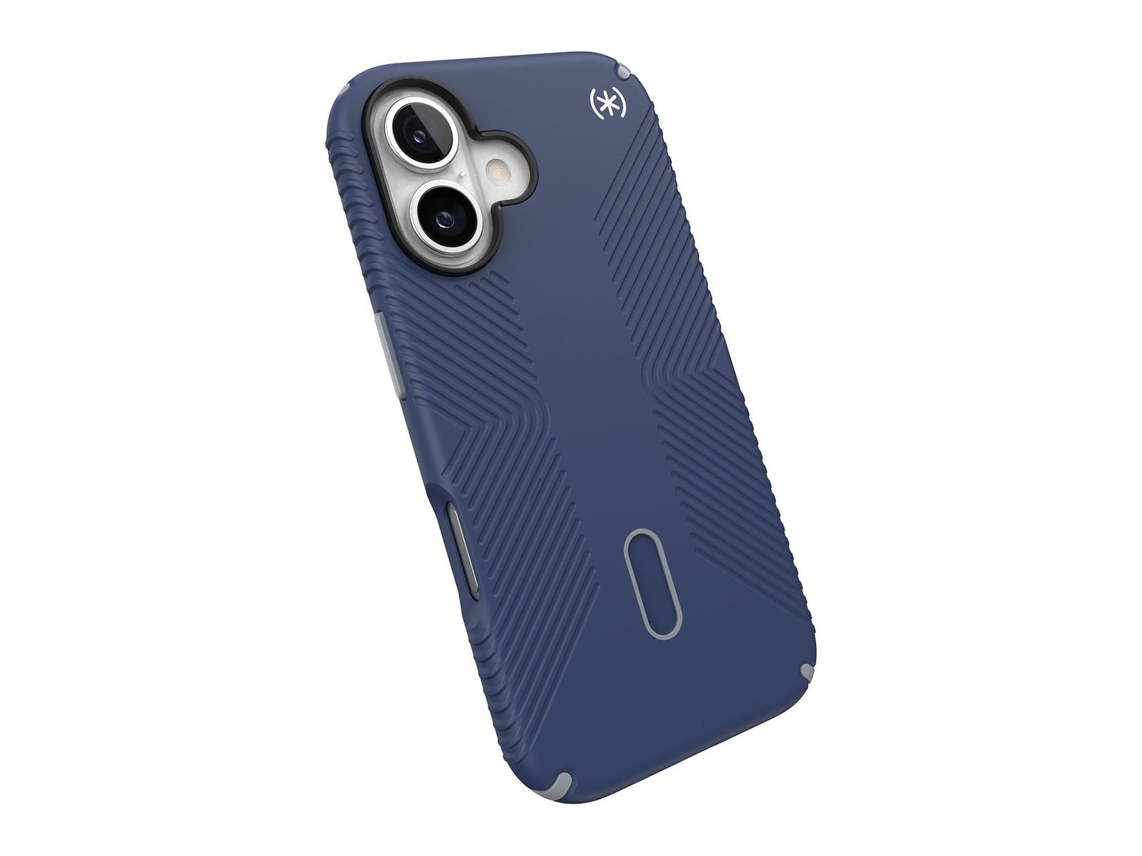 Speck - Presidio2 Grip MagSafe with ClickLock - iPhone 16 - Coastal Blue/Dust Grey