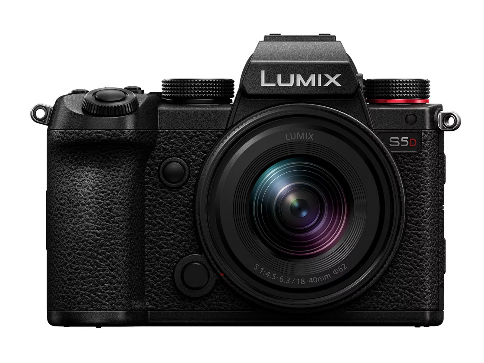 Panasonic - LUMIX S5D 24.2 MP Mirrorless Cameras S18-40mm Lens Kit - Black
