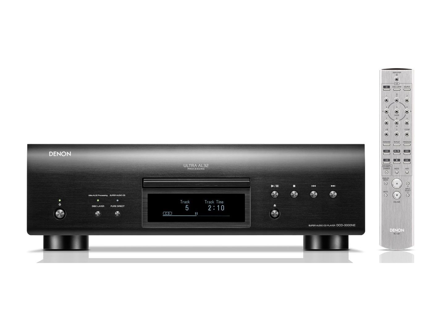 Denon - DCD-3000NE Turntables & CD Players - Black