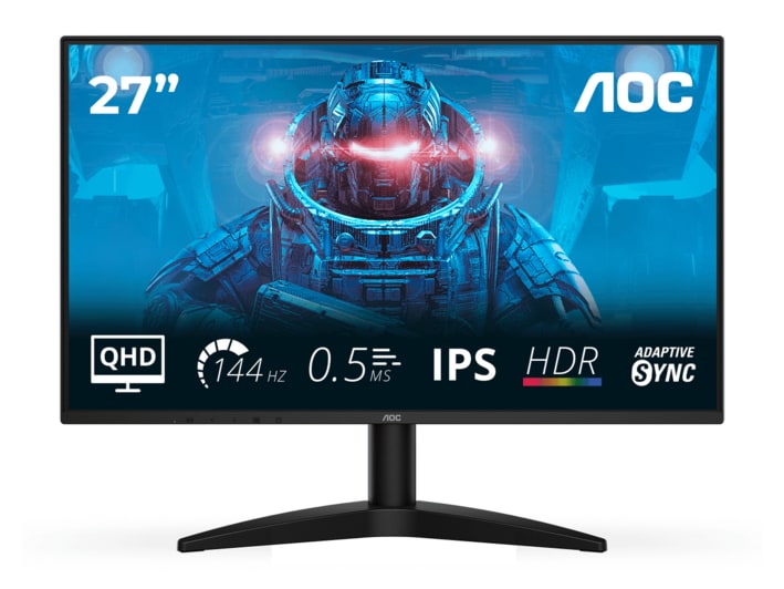 AOC - 27" Q27B36X QHD 144Hz Gaming Monitors (EU)