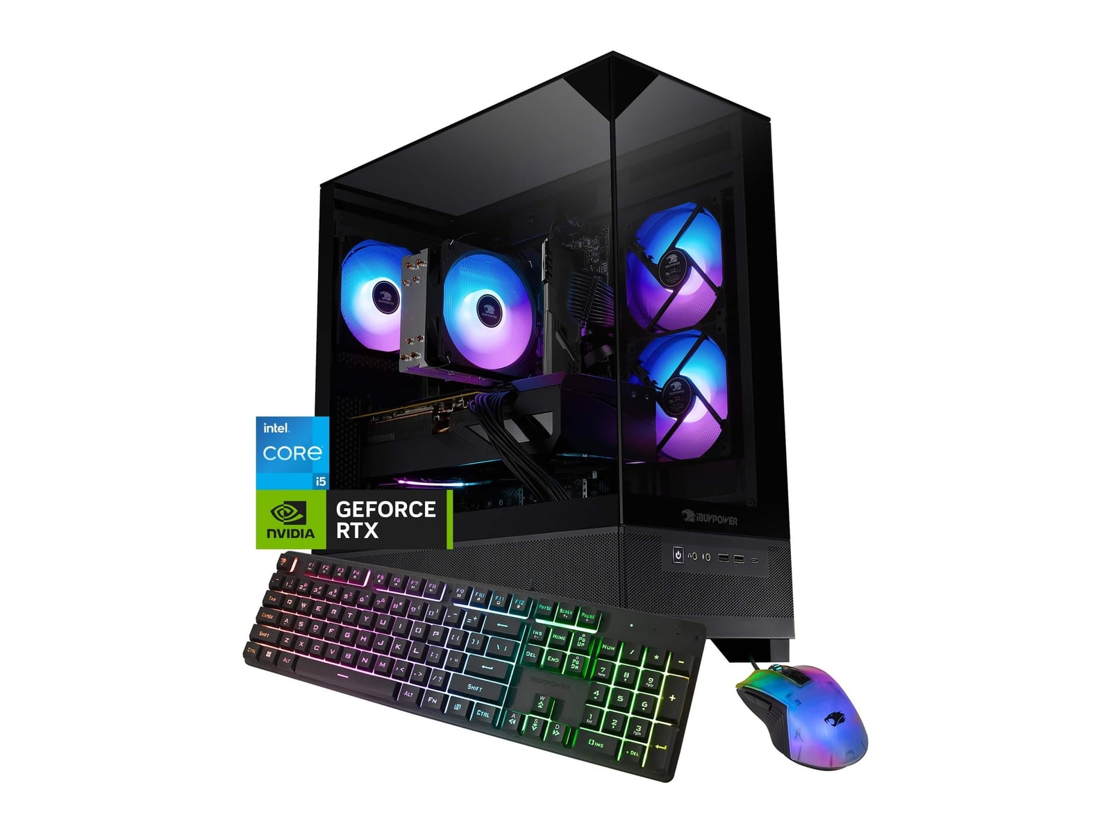 iBUYPOWER - Element SE ESI5N5605 - Intel Core i5-14400F chip - 16GB Memory - 1TB SSD - Black