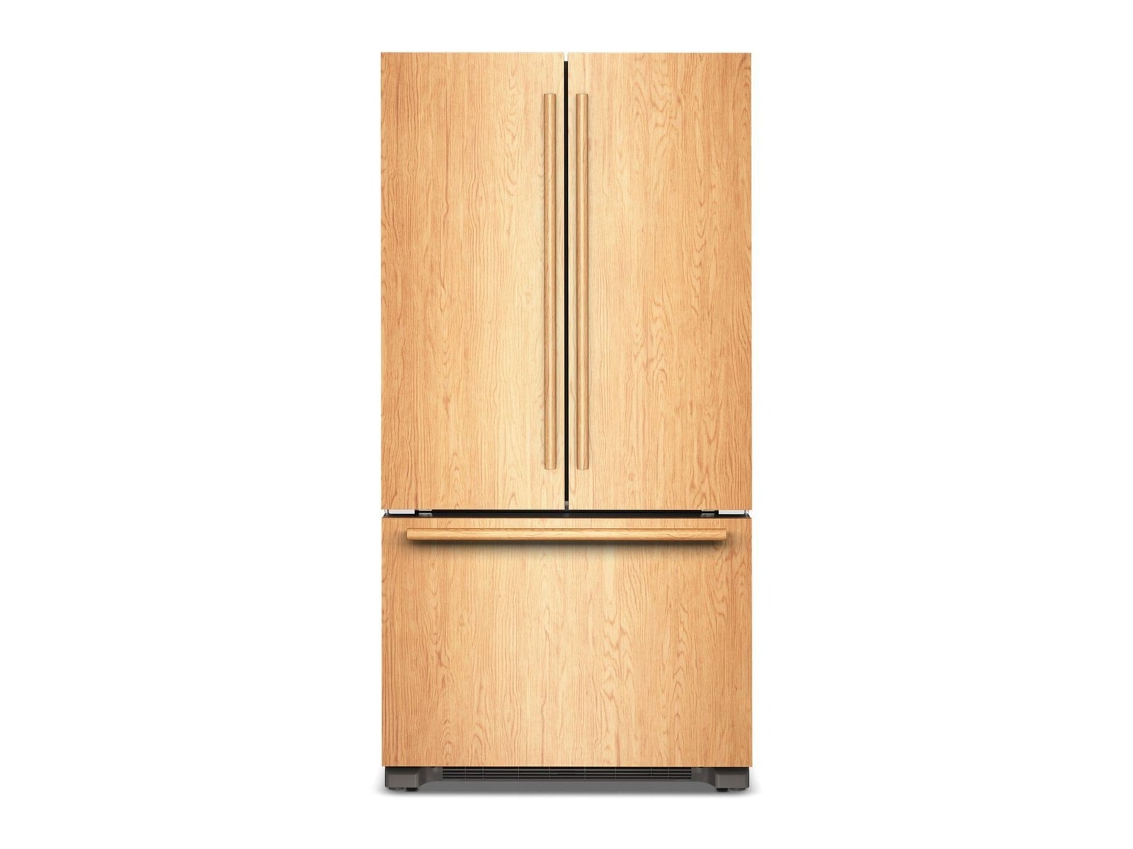 KitchenAid - 22 Cu. Ft. Counter-Depth French Door Refrigerator 36-Inch Wide Custom Panel Refrigerators