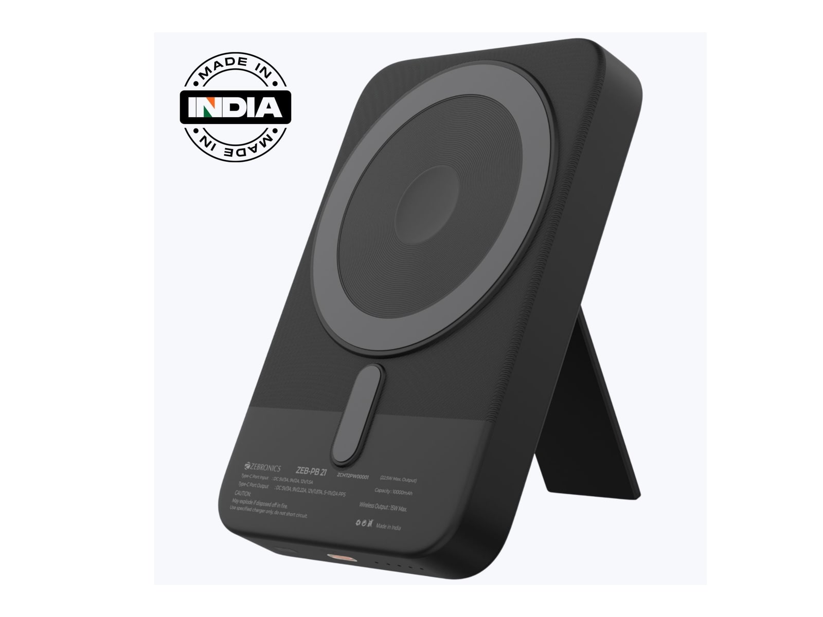 Zebronics - Zeb EnergiSafe 10R5 Black Power Banks