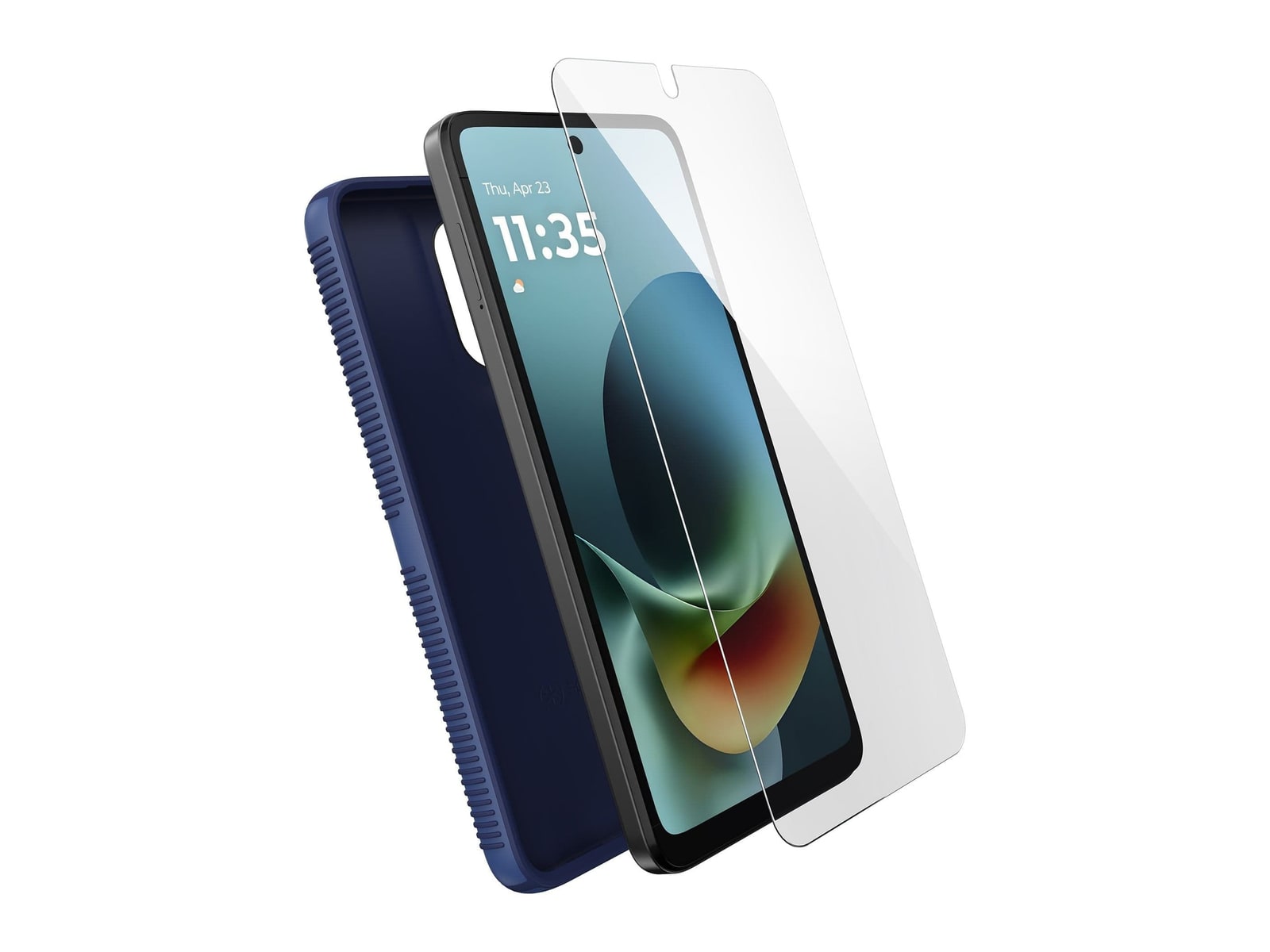 Speck - IMPACTHERO Grip + Tempered Glass - moto g play (2026) / moto g (2026) - True Blue/Fresh Indigo