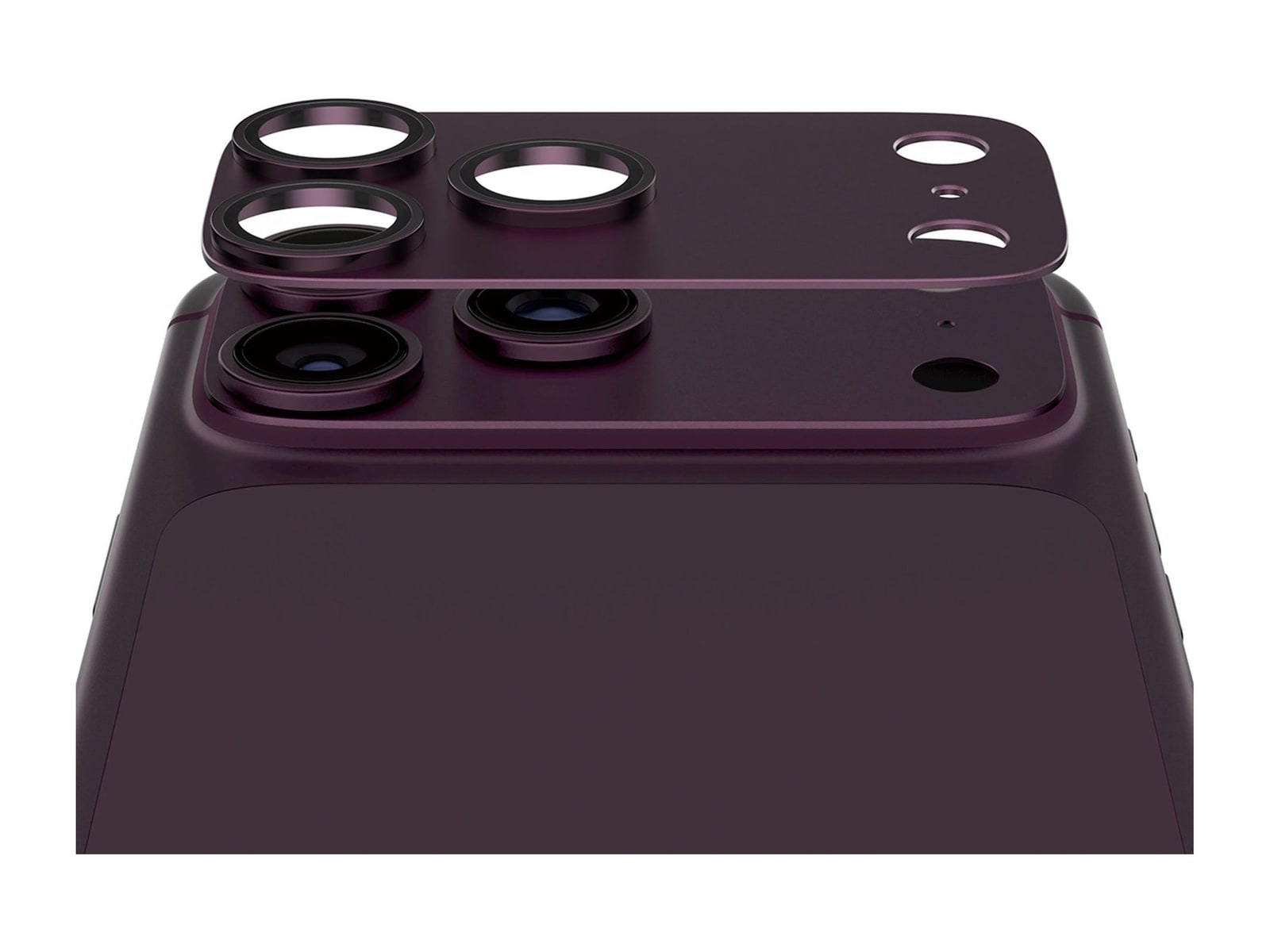 PanzerGlass - Fender Camera Lens Protector Dark Cherry iPhone 18 Pro Max