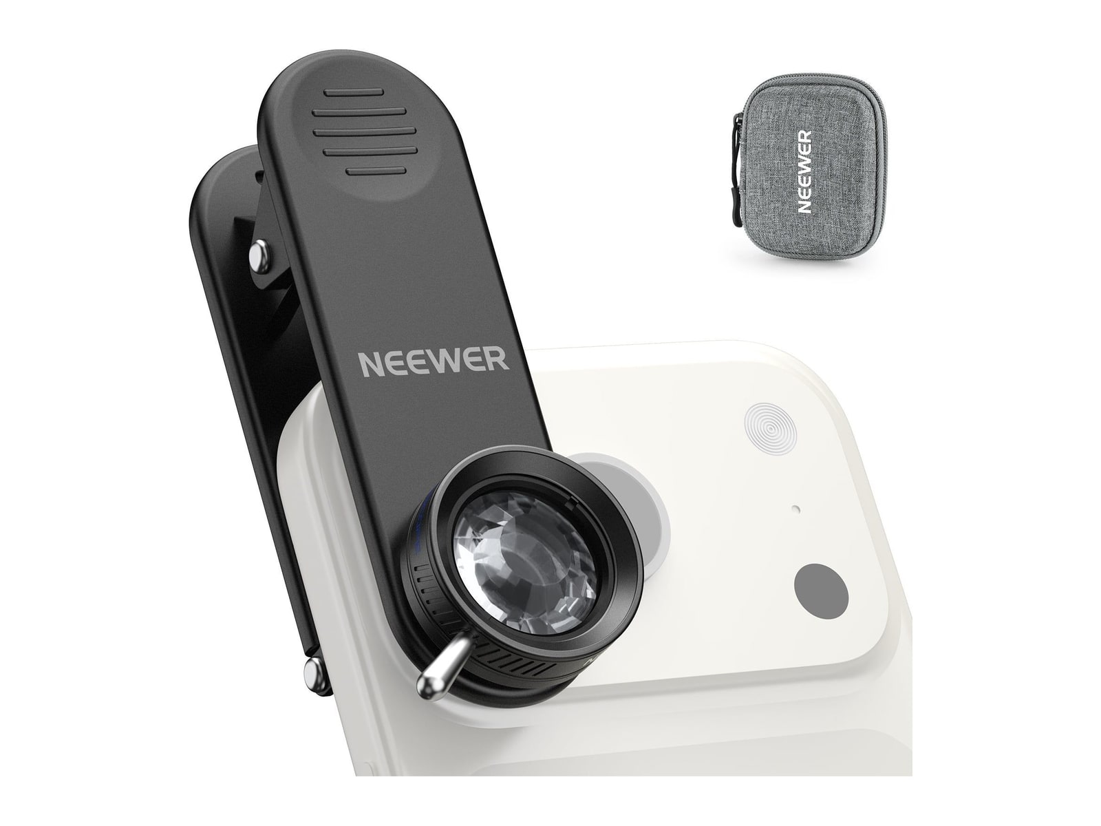 Neewer - FL-102 24mm Kaleidoscope Filter with Phone Clip Camera Accessories