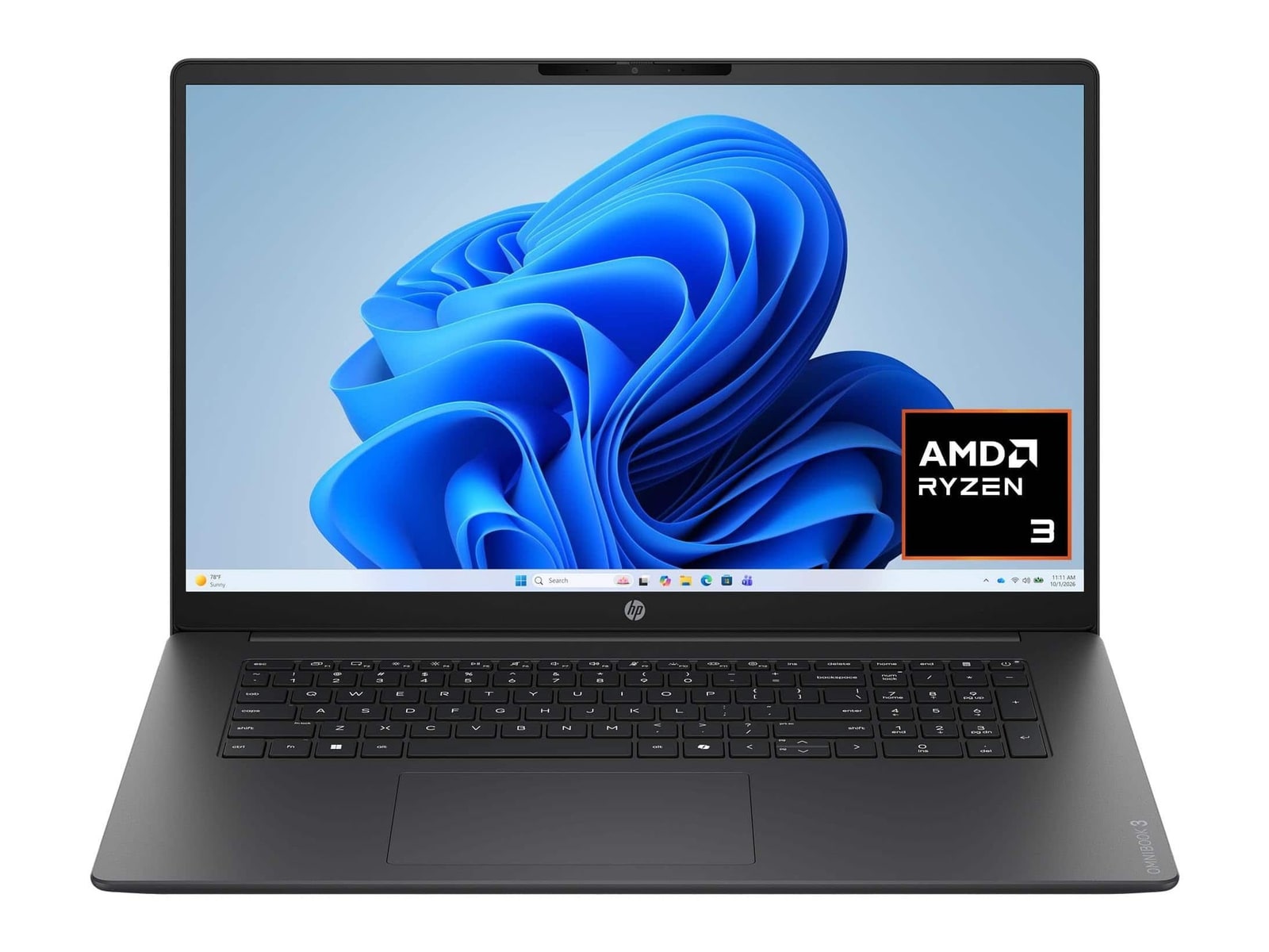 HP - OmniBook 3 17-DP0199 17.3" - AMD Ryzen 3 30 chip - 8GB Memory - 512GB SSD - Iron Gray