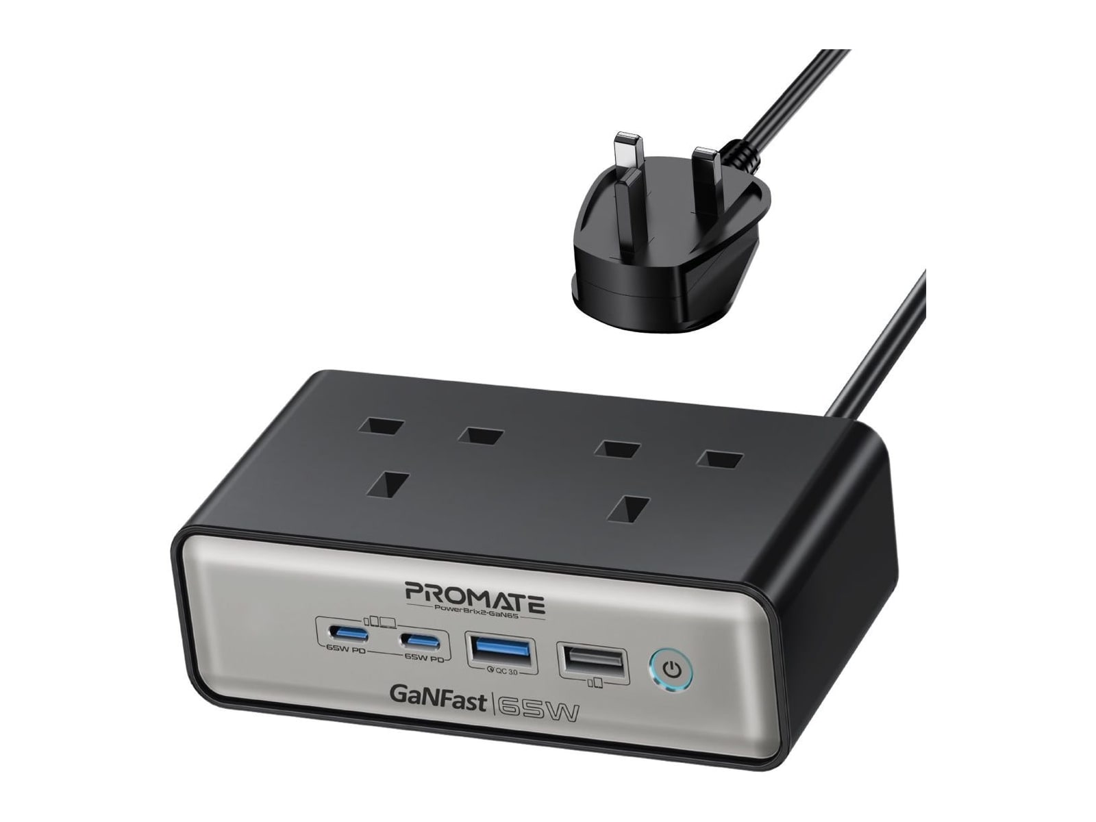 Promate - PowerBrix2-GaN65 Wall Chargers