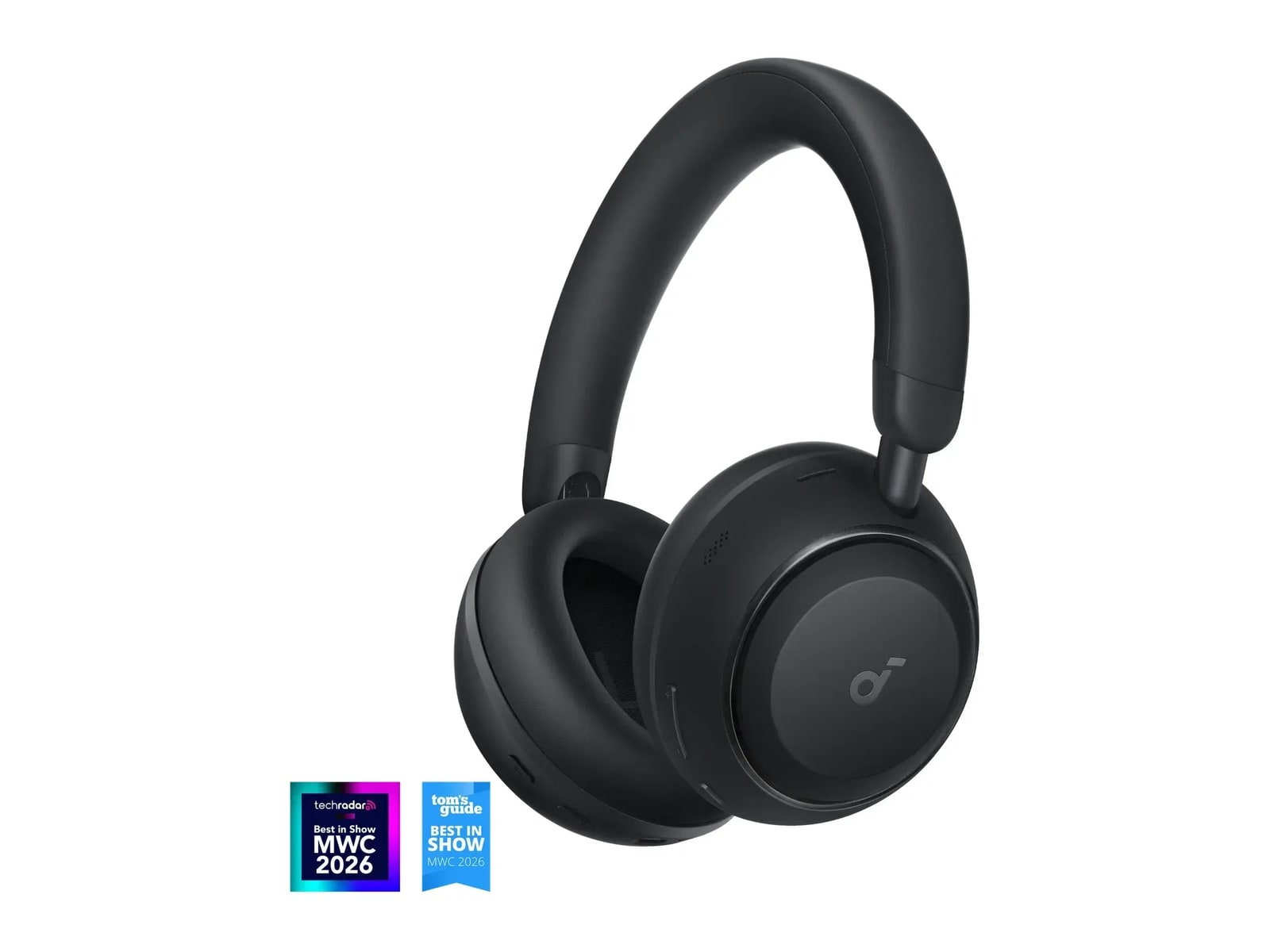 Soundcore - Space 2 Bluetooth Over-Ear Headphones - Jet Black