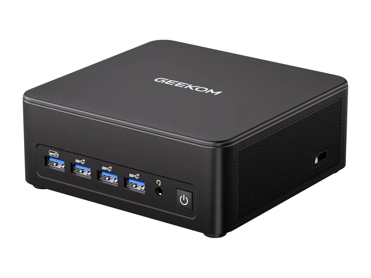 GEEKOM - IT14 Max - Intel Core Ultra 5 125U chip - 16GB Memory - 512GB SSD - Black
