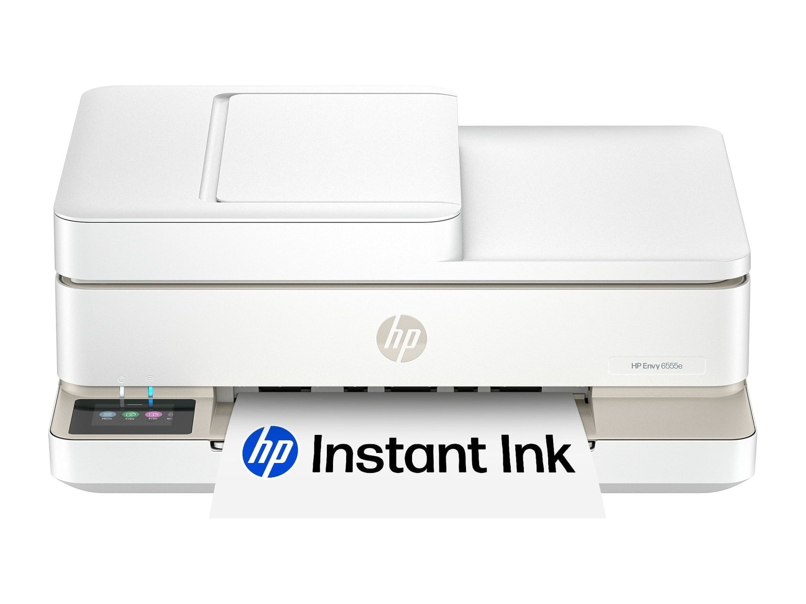 HP - Envy 6555e Wi-Fi Printers - White