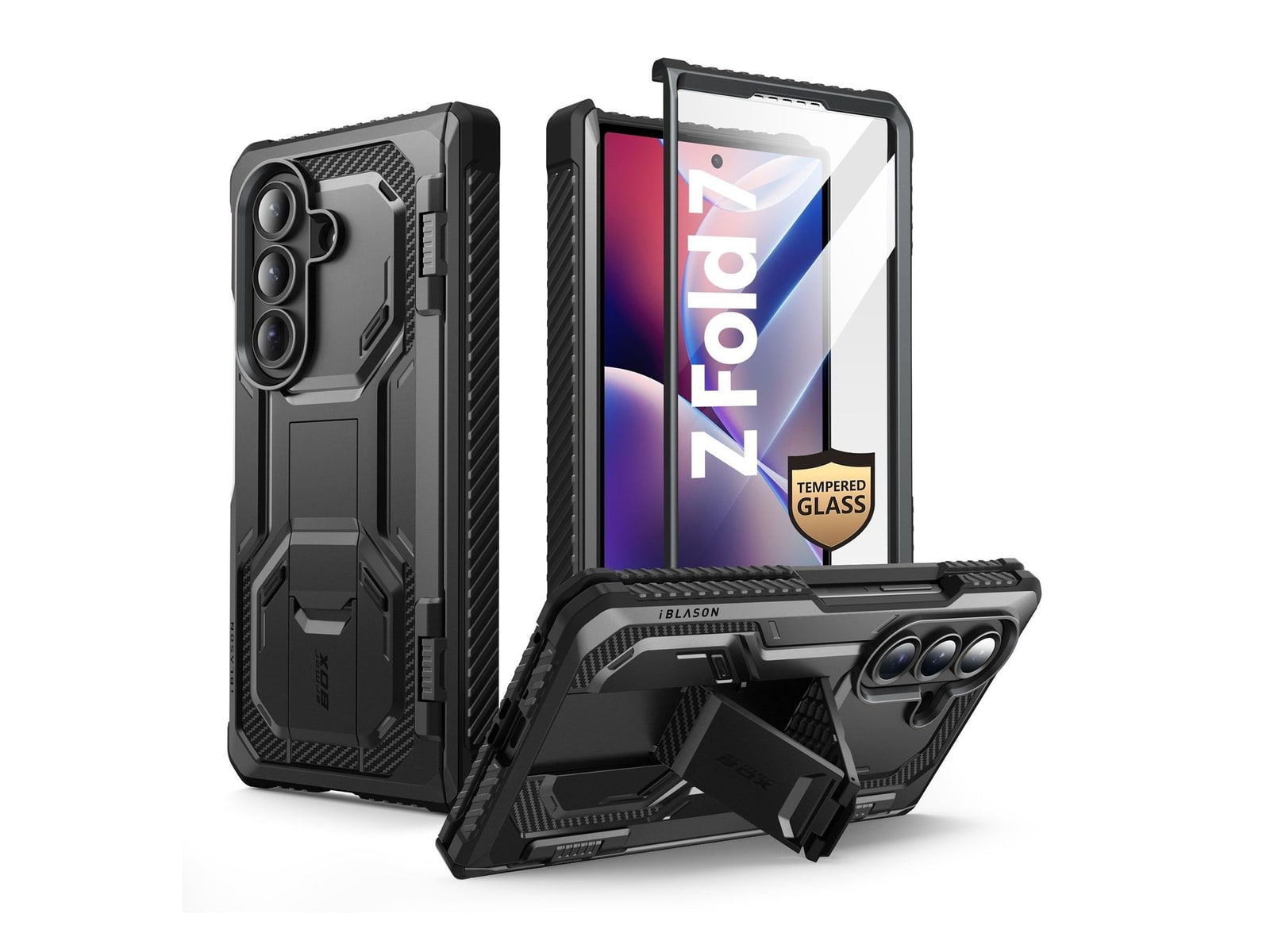 i-Blason - Armorbox - Galaxy Z Fold 7 - Black