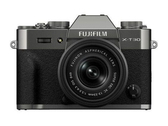 Fujifilm - X-T30 III 26.1 MP Mirrorless Cameras XC13-33mm Lens Kit - Charcoal Silver