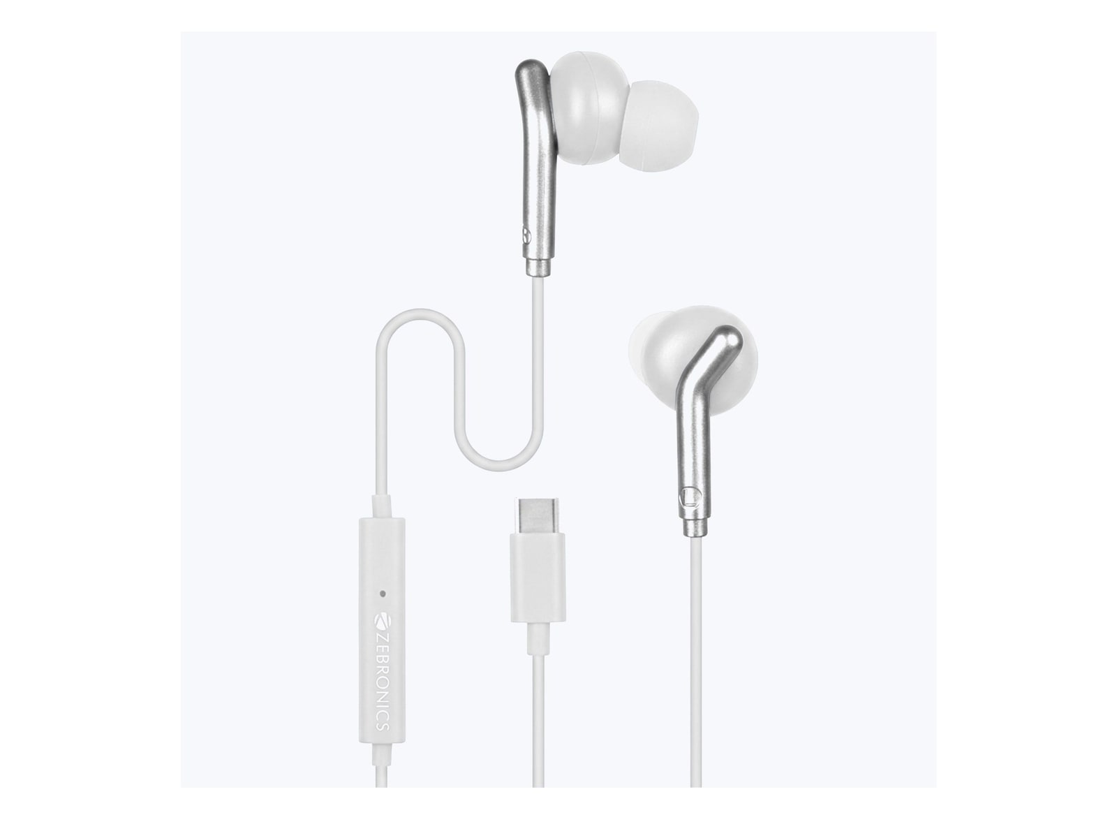 Zebronics - Zeb Bro C In-Ear Headphones - White