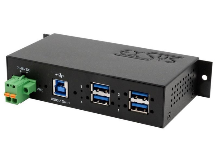 Exsys - EX-1185HMVS-2 USB Hubs - Black