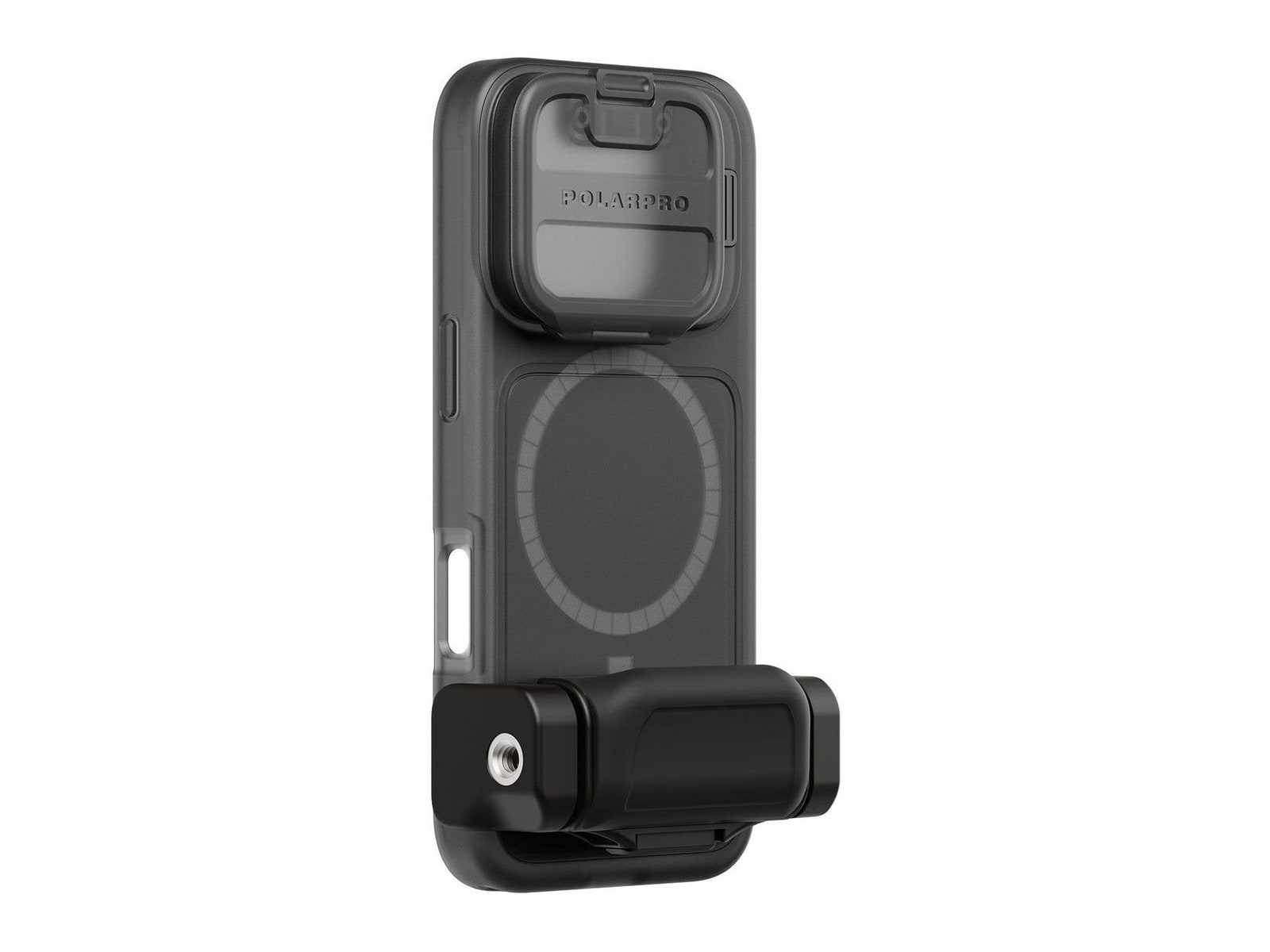 PolarPro - LiteChaser 16 BaseCase - iPhone 16 Pro Camera Accessories - Black
