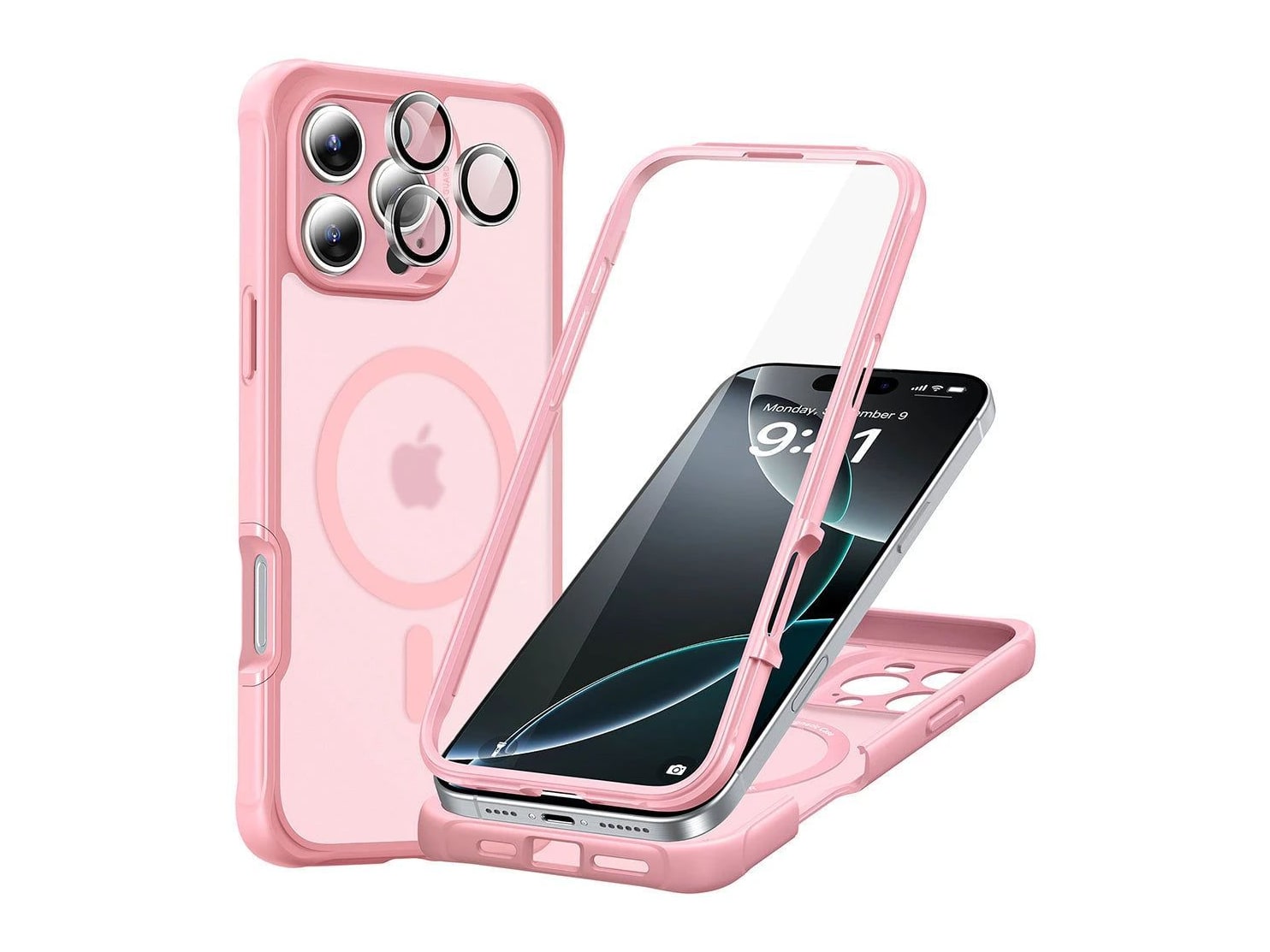 ESR - Armor Tough Case (HaloLock) - iPhone 16 Pro Max - Frosted Pink