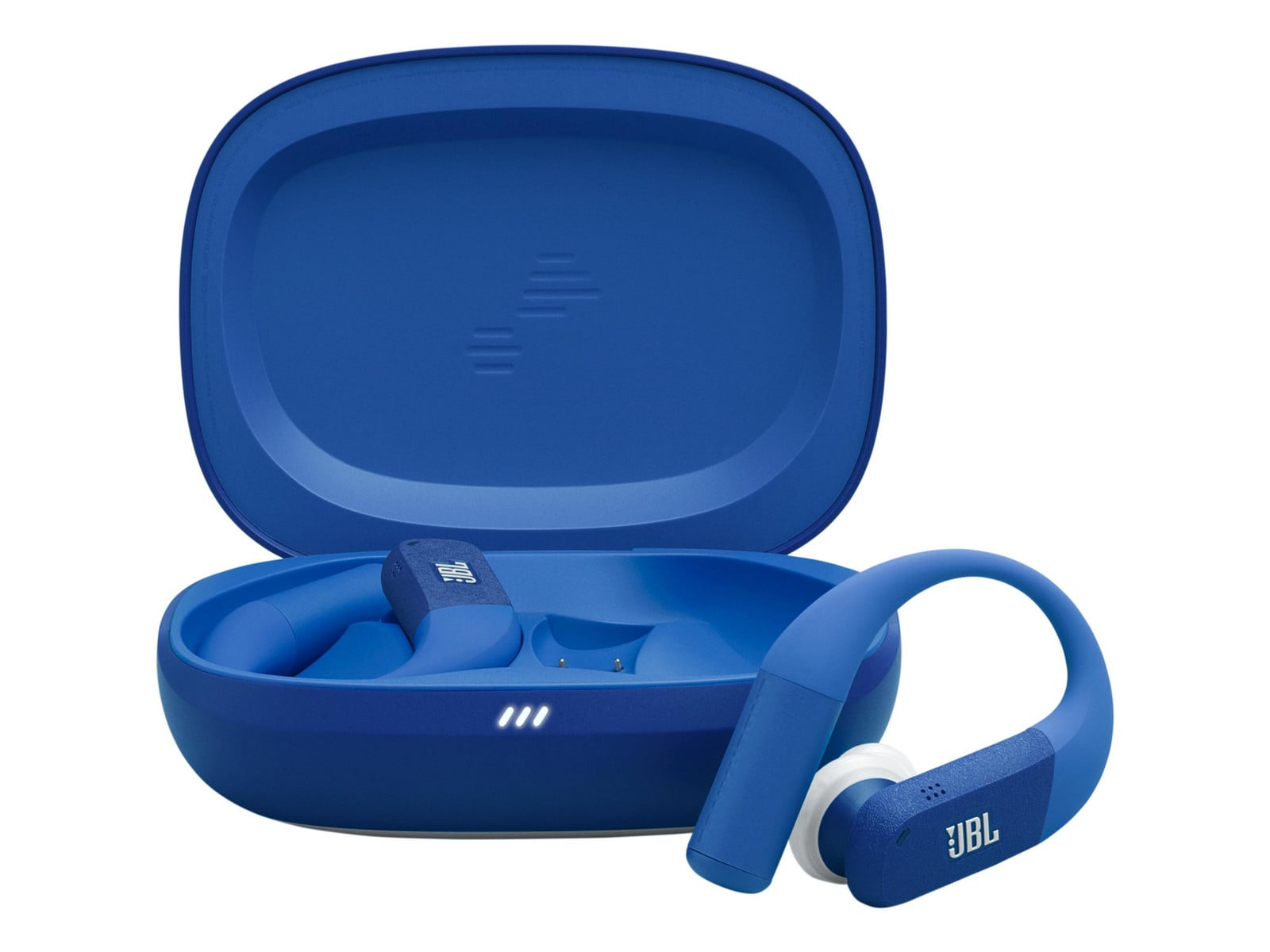 JBL - Endurance Peak 4 True Wireless Earbuds - Blue