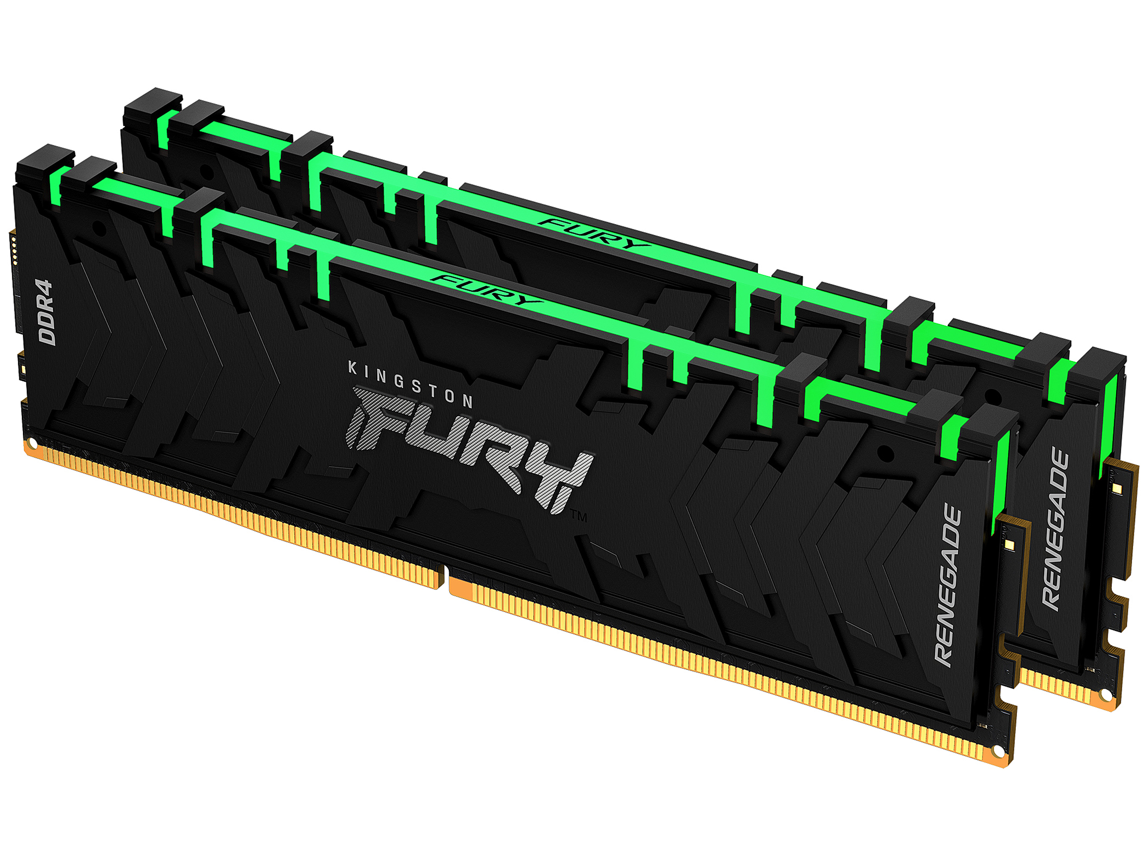 Kingston - FURY Renegade RGB 16GB (2 x 8GB) DDR4 3600 CL16 DIMM Memory (RAM) - Black