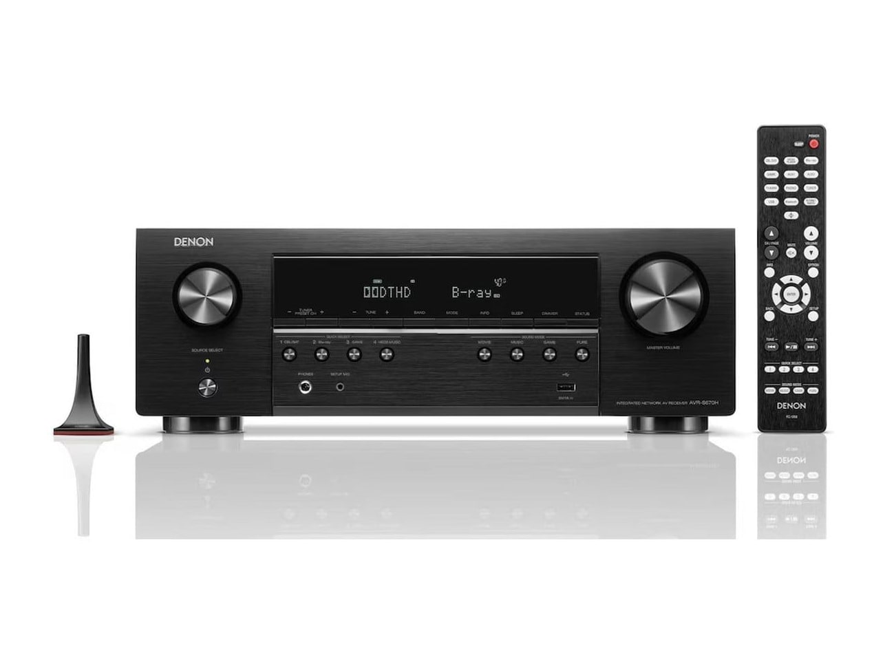 Denon - AVR-S670H Receivers & Amplifiers - Black