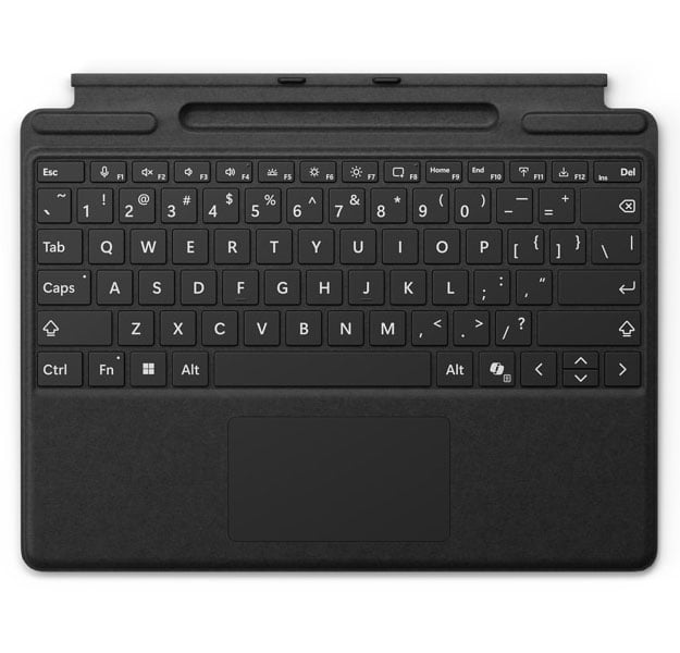 Microsoft - Surface Pro Keyboard with Pen Storage and Bold Keyset - Black