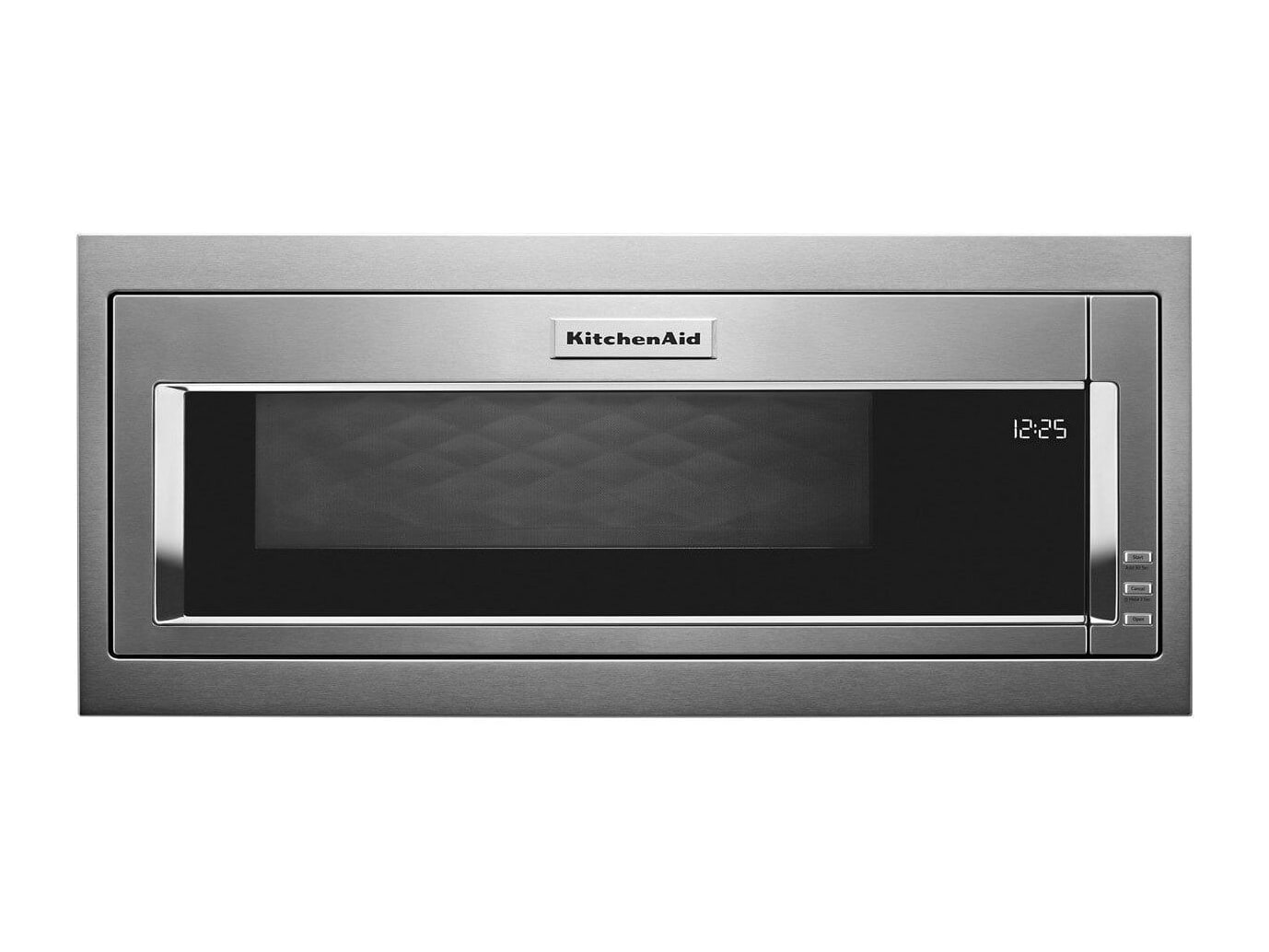 KitchenAid - 1.1 Cu. Ft. Stainless Steel Built-In Microwave With Slim Trim Kit Microwaves