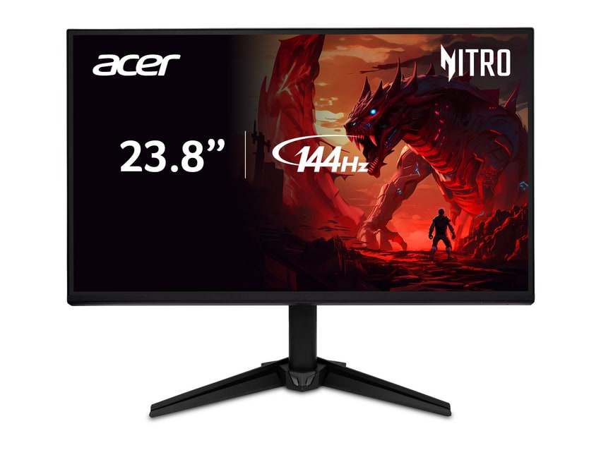 Acer - 23.8" Nitro QG241YP6 Full HD 144Hz Gaming Monitors