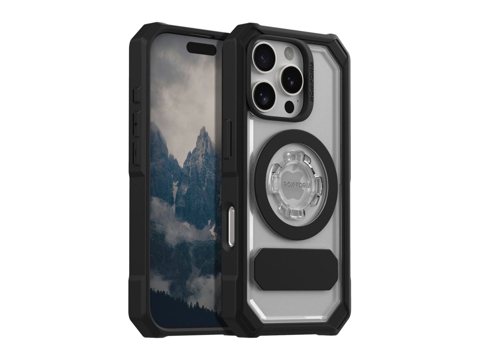 Rokform - iPhone 16 Pro Crystal Case - Clear/Black