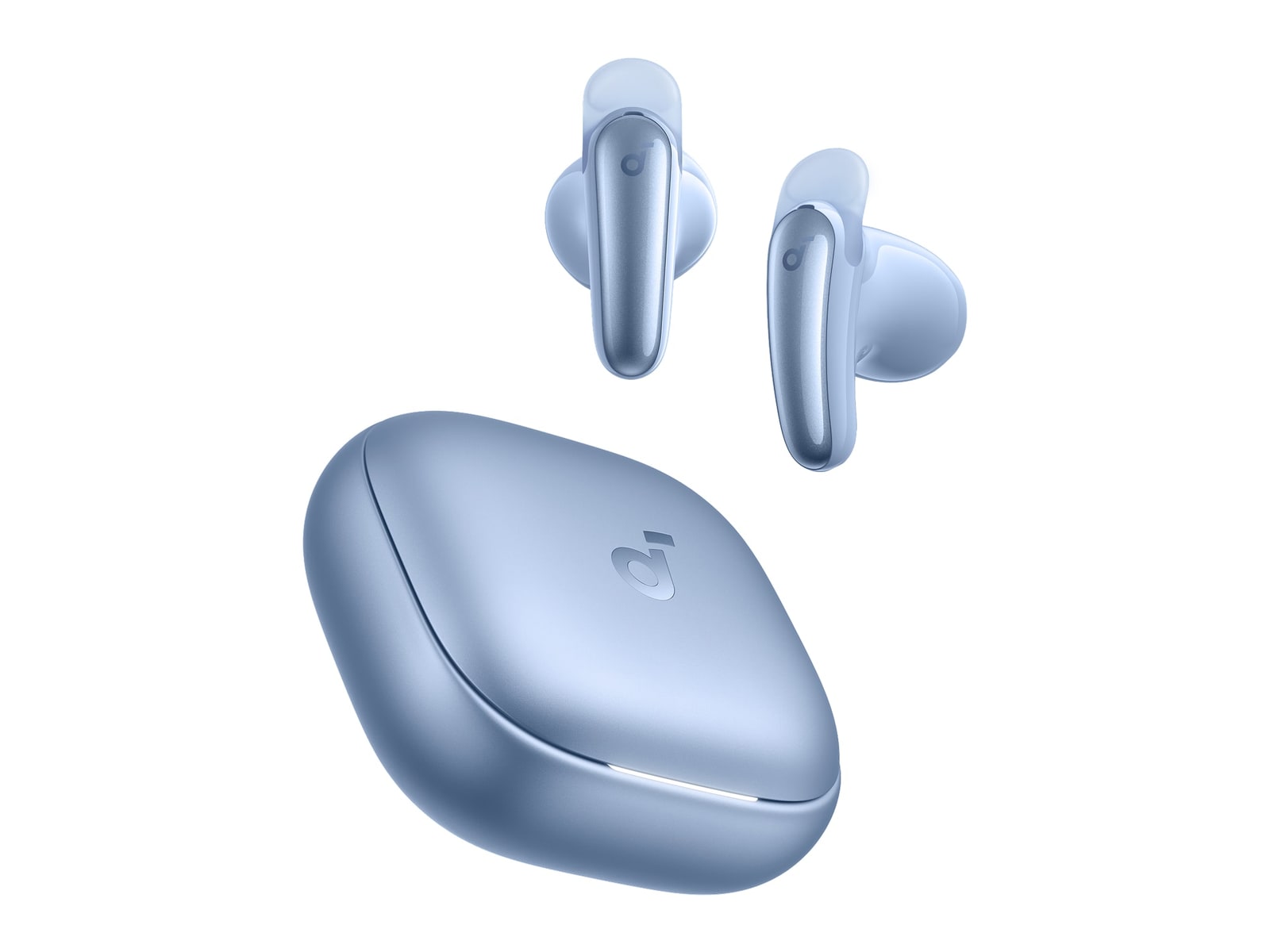 Soundcore - Liberty Buds Bluetooth True Wireless Earbuds - Light Blue