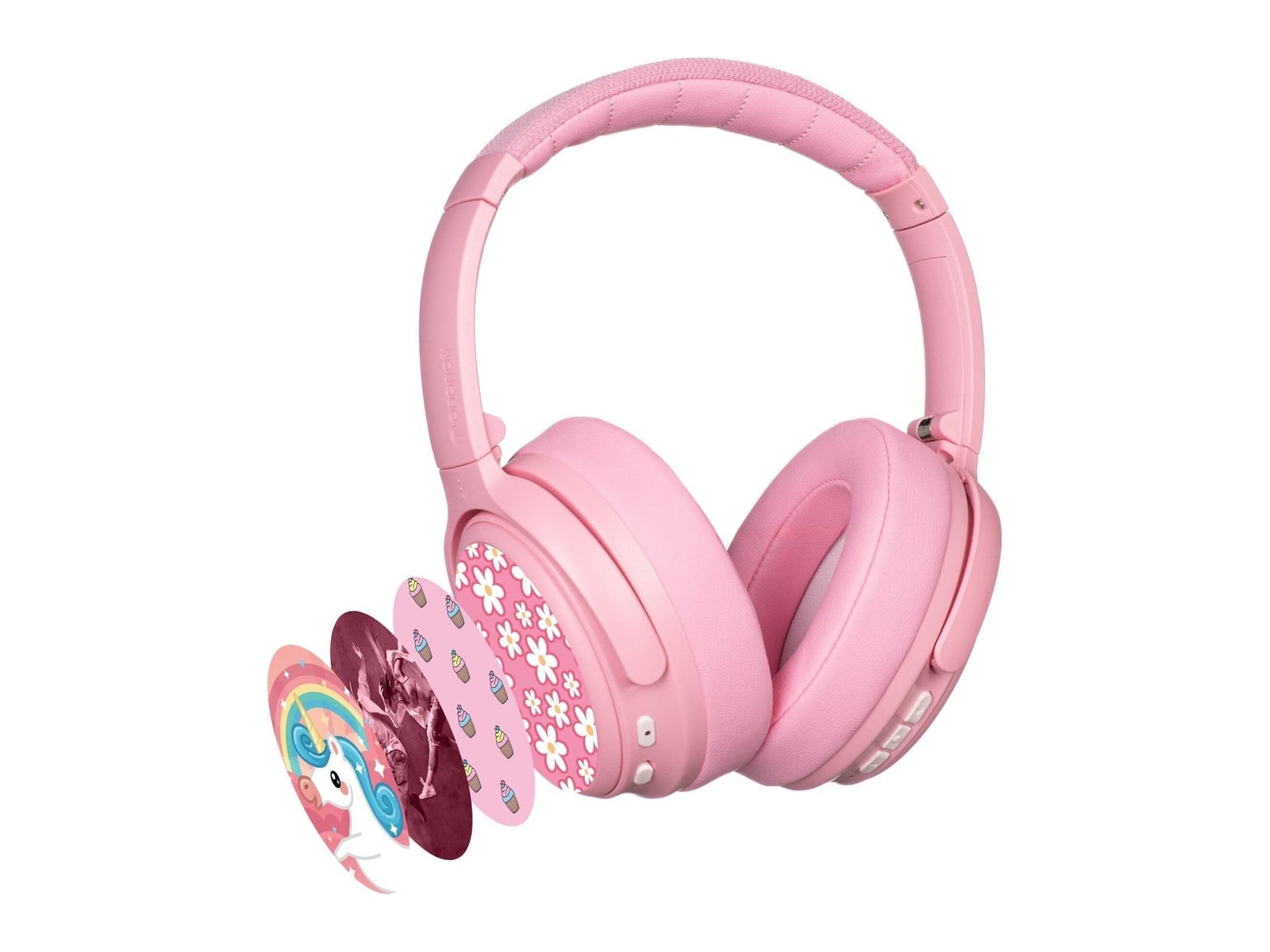 BuddyPhones - CosmosFun Wireless Over-Ear Headphones - Pink