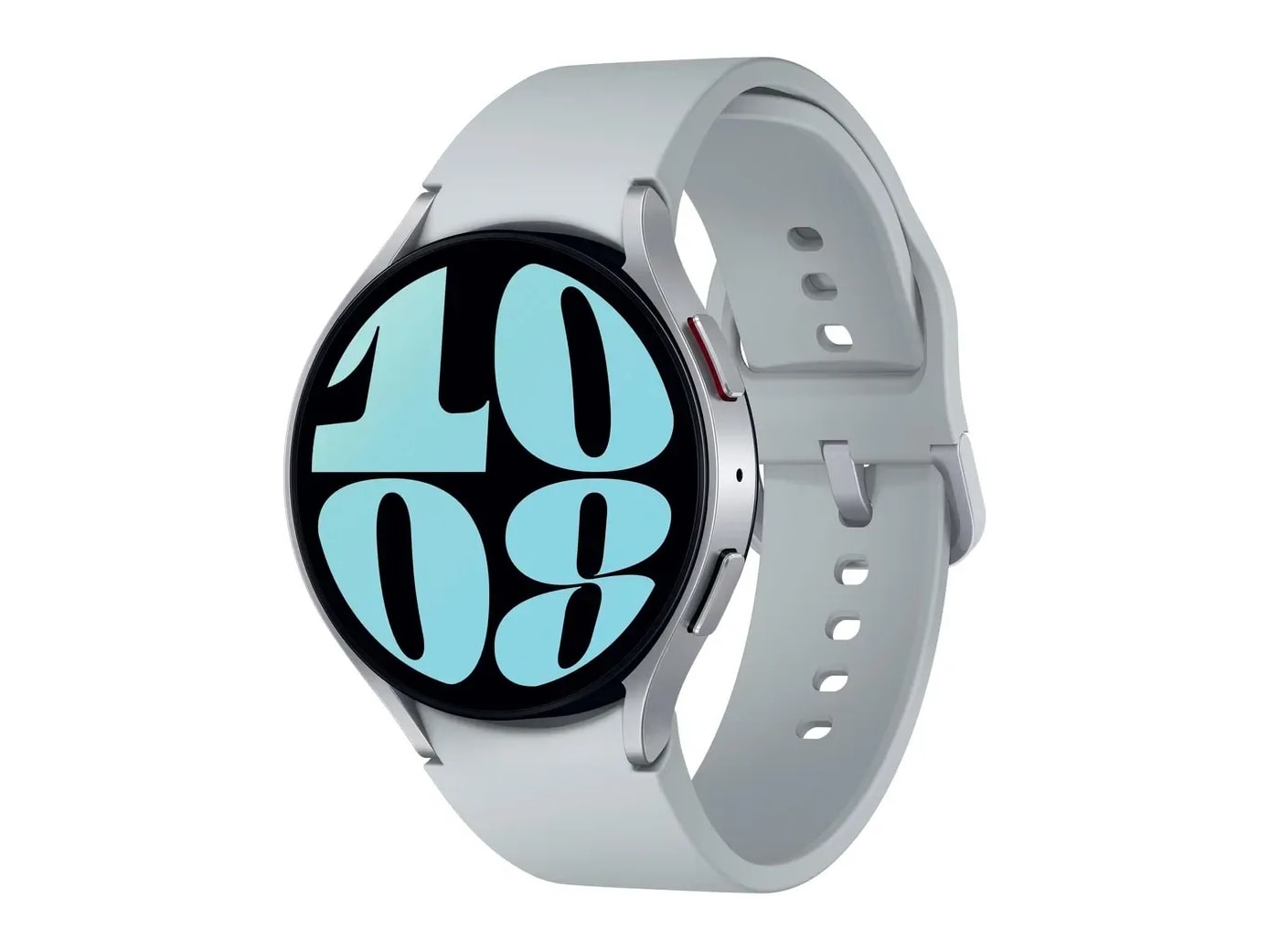 Samsung - Galaxy Watch6 44mm Bluetooth Smart Watches - Silver (DE)
