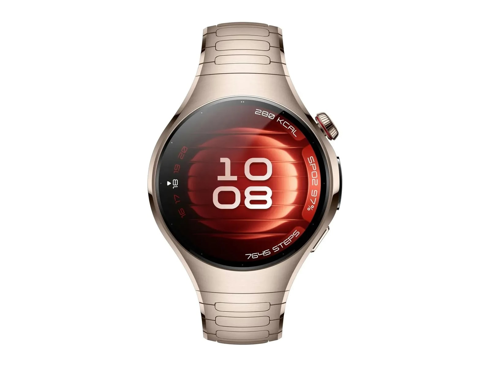 Huawei - Watch 5 42 mm Smart Watches - Sand Gold