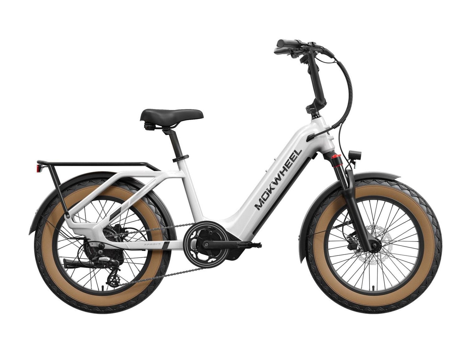 Mokwheel - Scoria 2.0 White Electric Bikes
