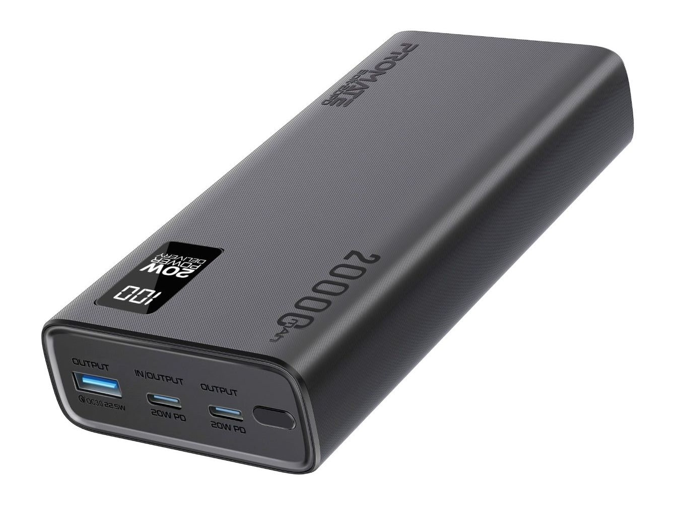 Promate - Bolt-20PD Power Banks - Black