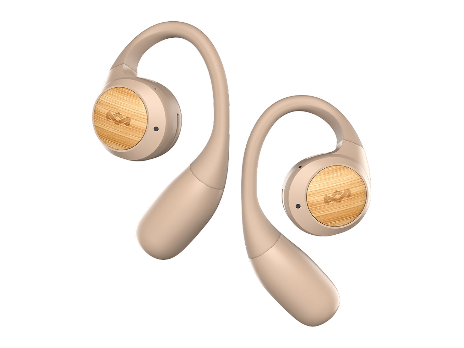 House of Marley - Liberate Open-Ear True Wireless Earbuds Bluetooth 5.3 True Wireless Earbuds - Cream