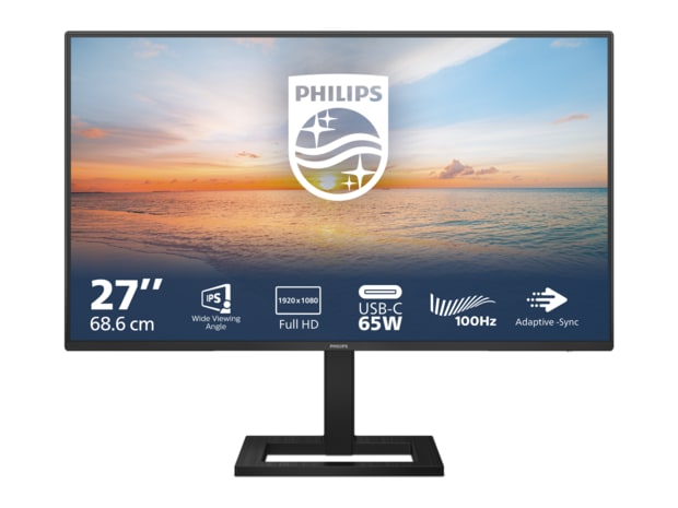 Philips - 27" 1000 series 27E1N1300AE Full HD 100Hz Professional Monitors (EU)