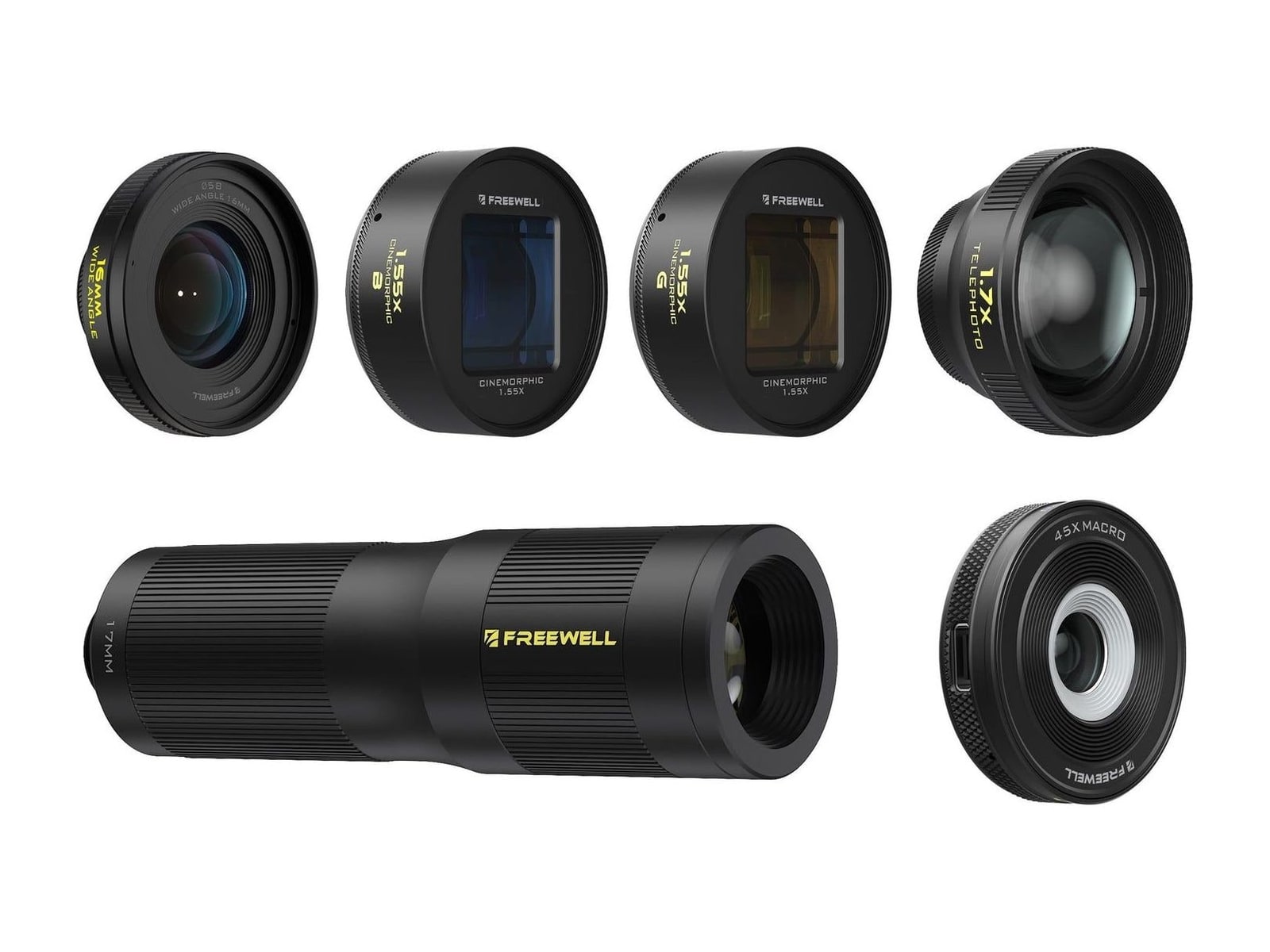 Freewell - Pro Filmmaker Lens Kit 1.55x Anamorphic / Lens Camera Accessories